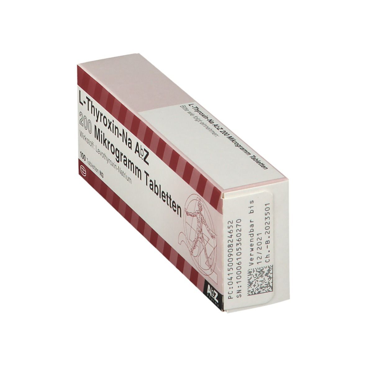 L-THYROXIN-Na AbZ 200 Mikrogramm Tabletten 100 St