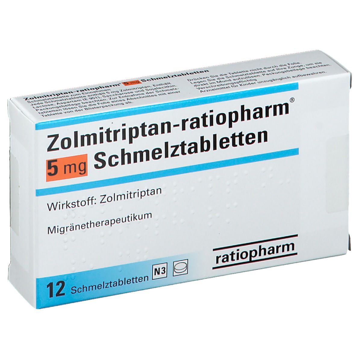 Zolmitriptan-ratiopharm® 5 mg