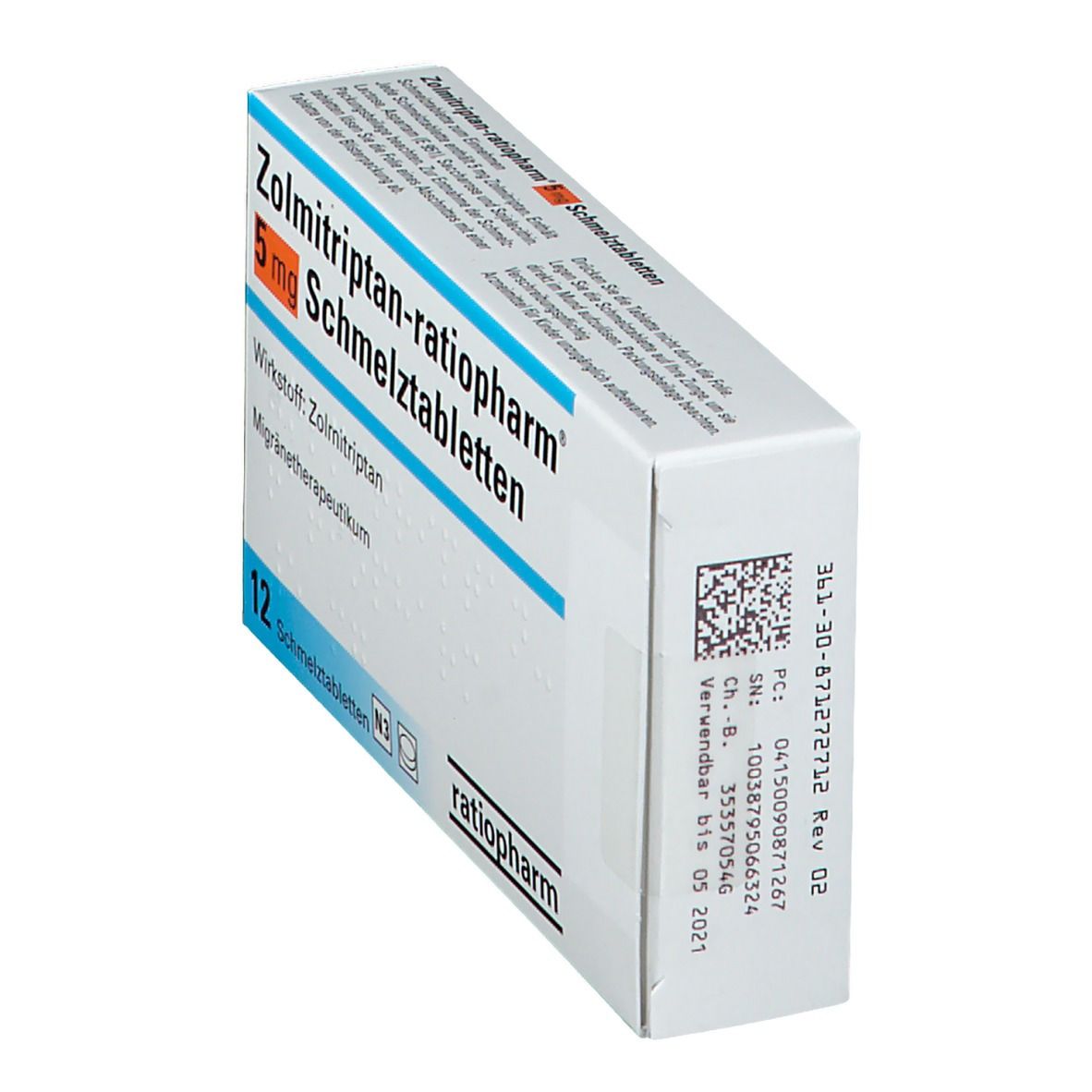 Zolmitriptan-ratiopharm® 5 mg