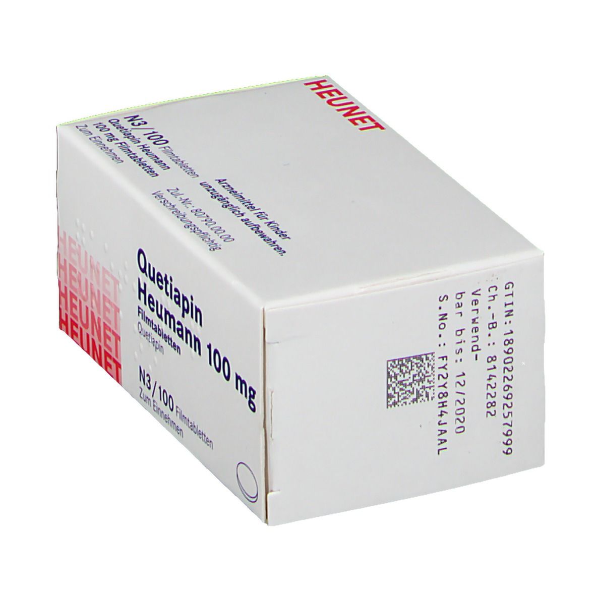 Quetiapin Heumann 100 mg