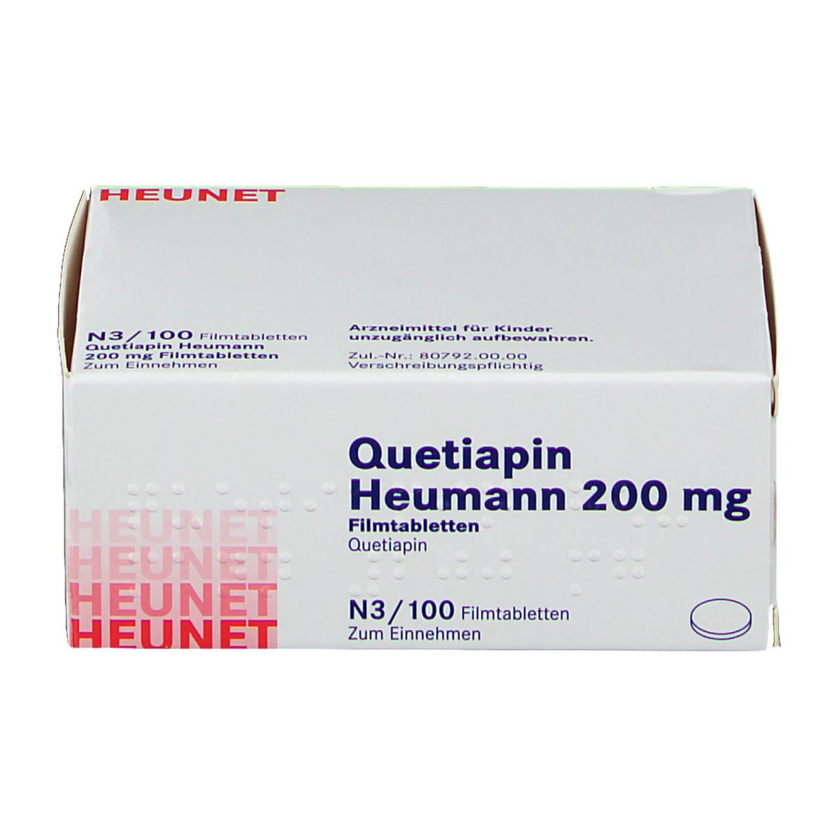 Quetiapin Heumann 200 mg