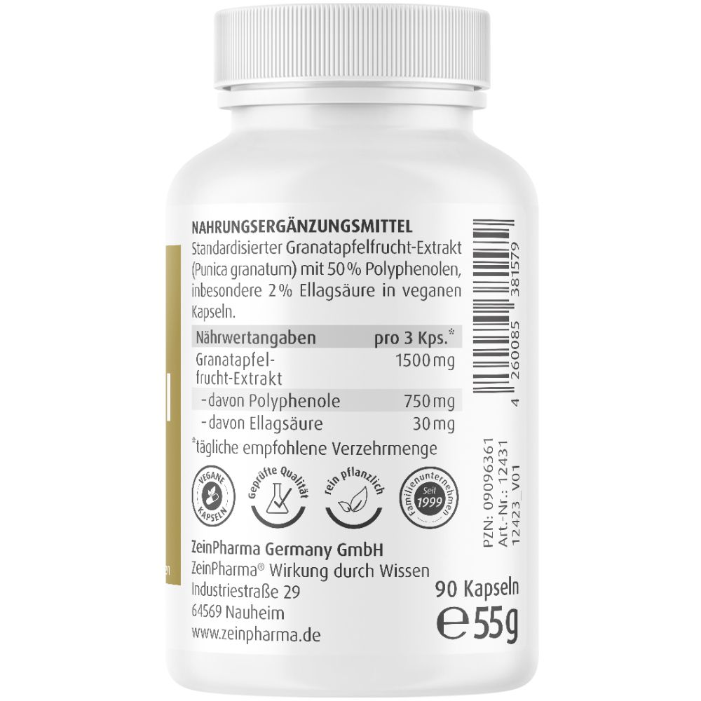 ZeinPharma® Granatapfel Kapseln 500 mg
