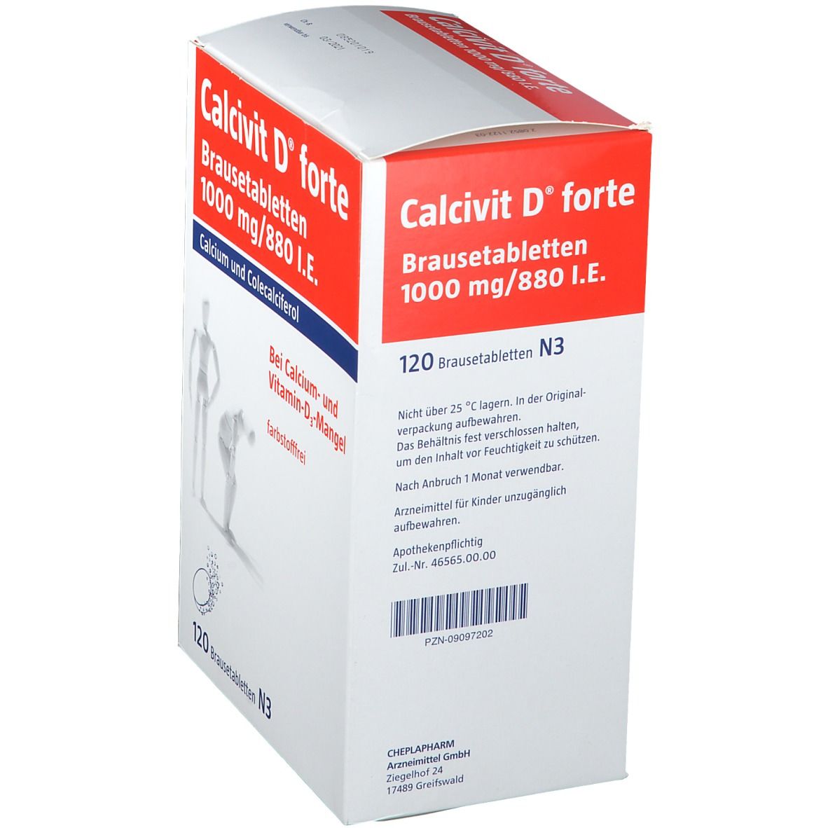 Calcivit D® forte Brausetabletten, 1000 mg/880 I.E.
