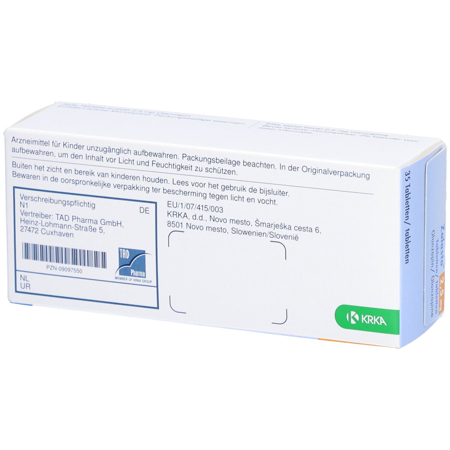 Zalasta® 2,5 mg