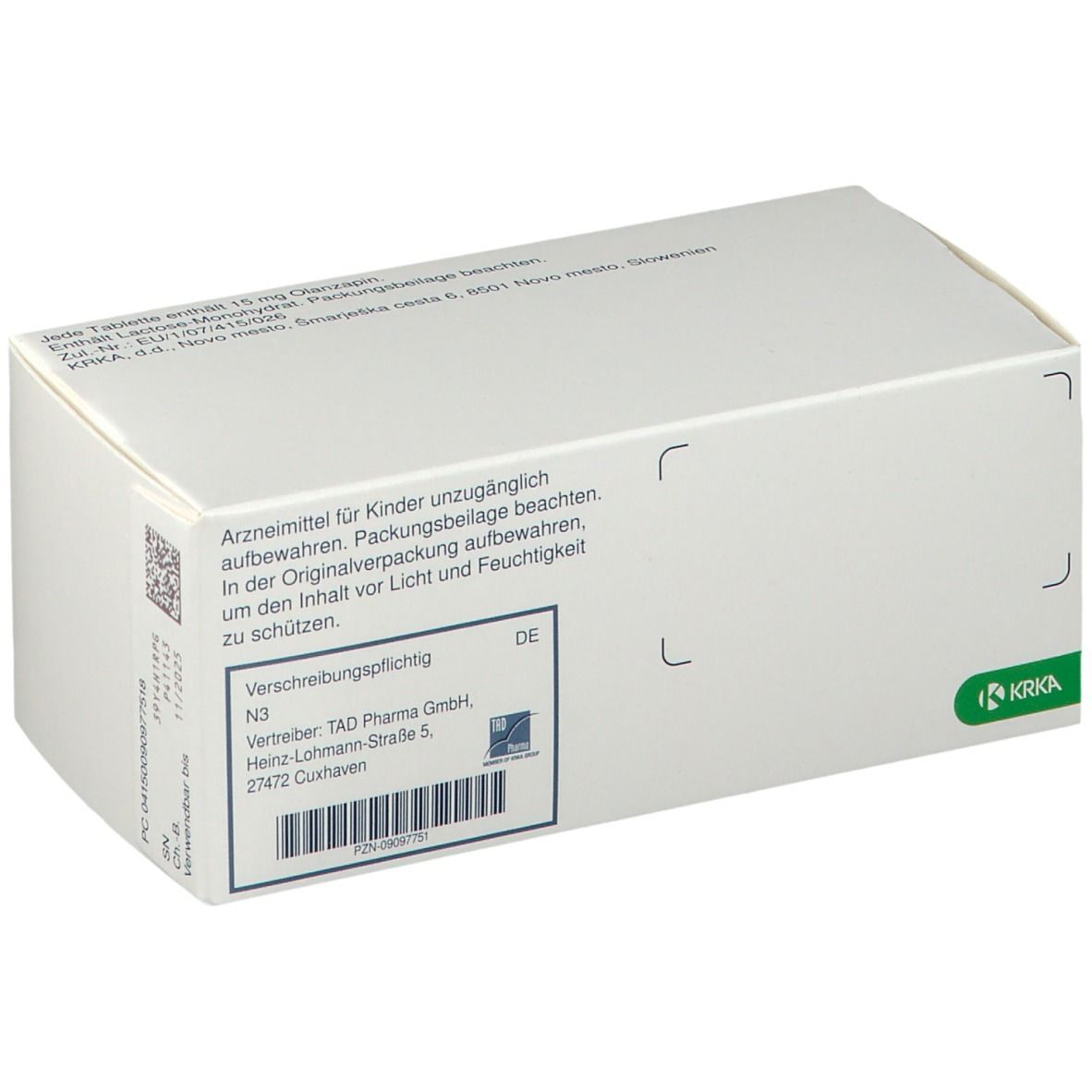 Zalasta® 15 mg