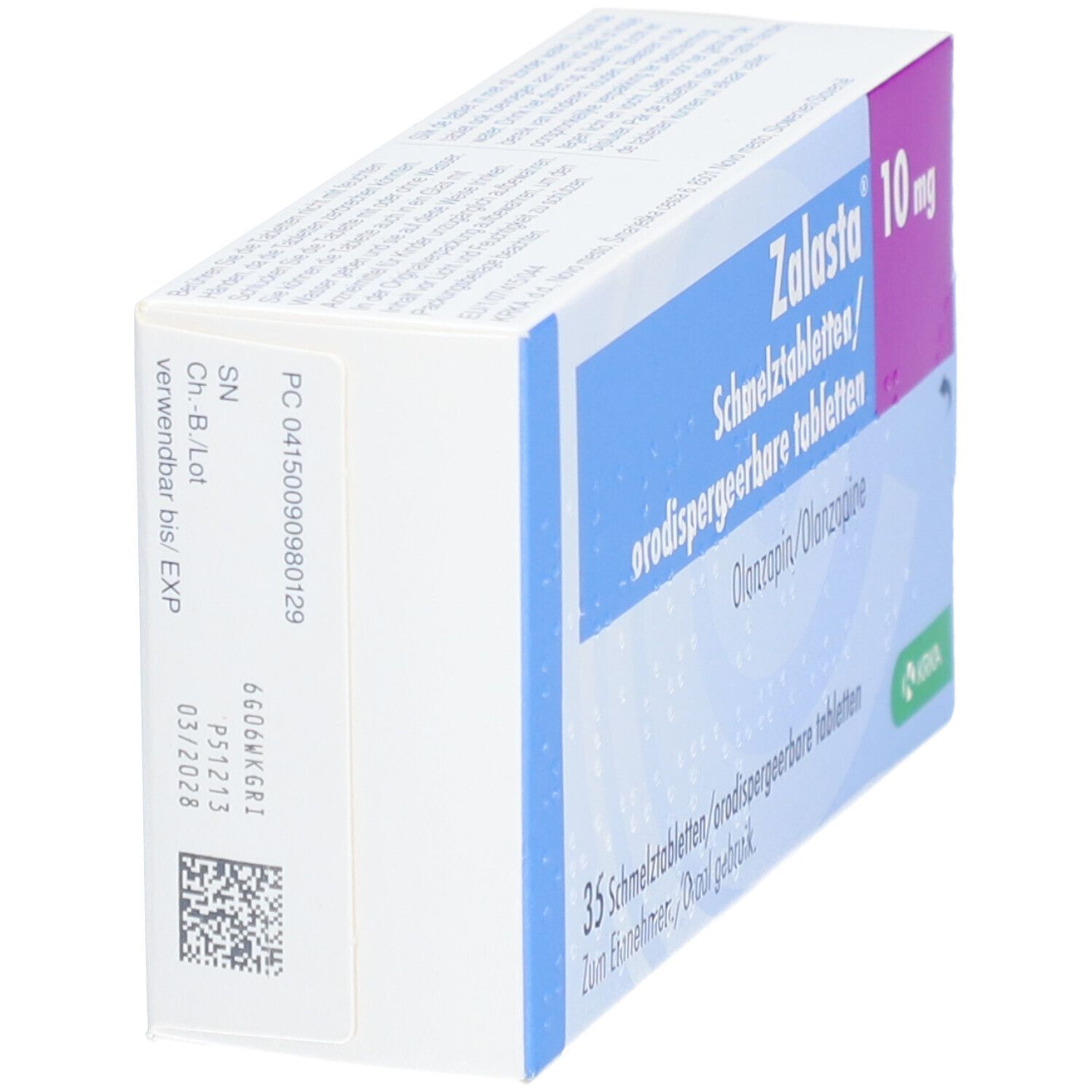 Zalasta 10 mg Schmelztabletten 35 St