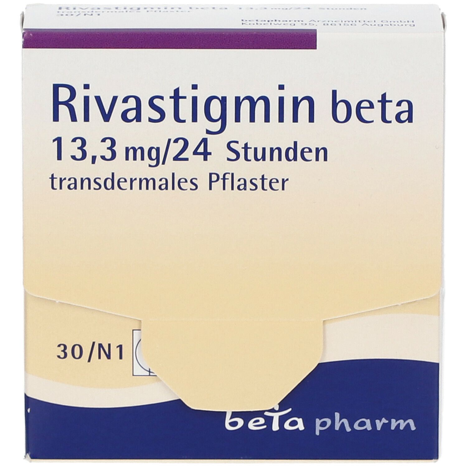 Rivastigmin beta 13,3 mg/24 Stunden
