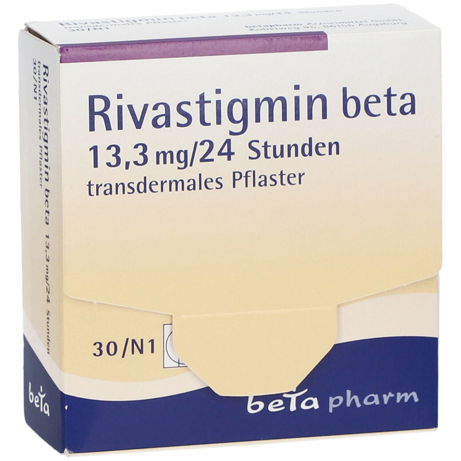 Rivastigmin beta 13,3 mg/24 Stunden