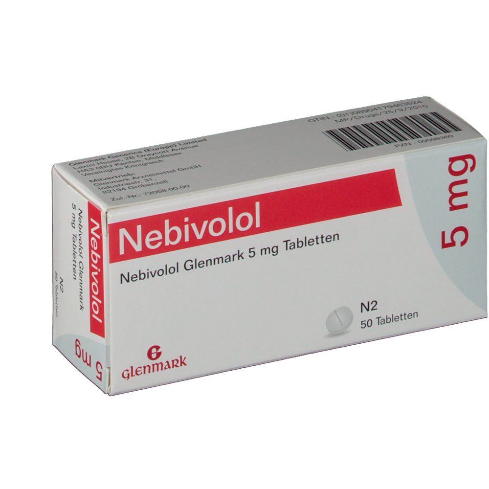 Nebivolol Glenmark 5 mg