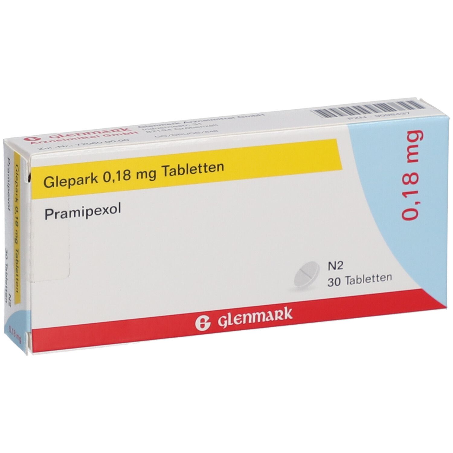 Glepark 0,18 mg