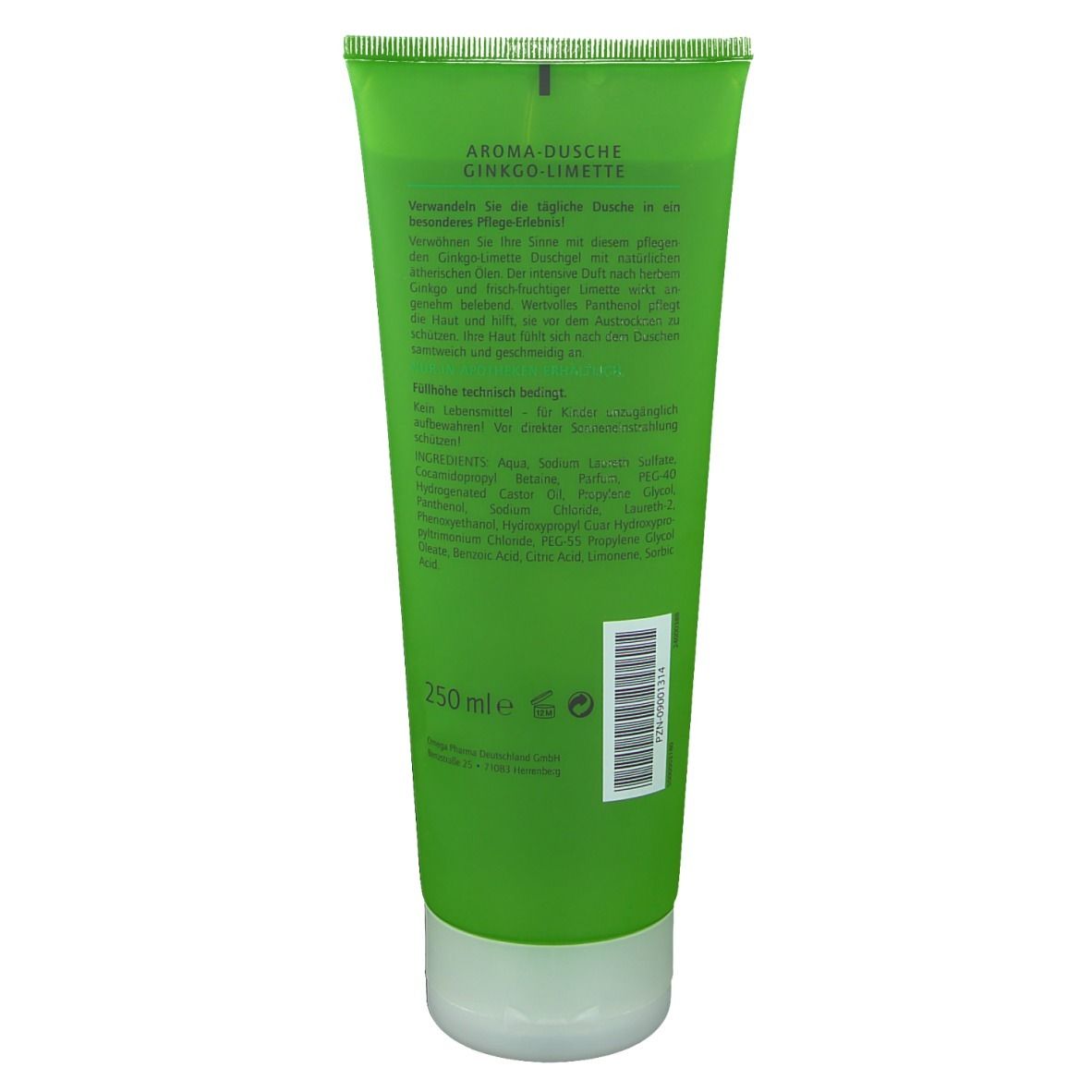 BODYSOL Aroma Duschgel Ginkgo Limette – 100 Ml, Erfrischend & Pflegend