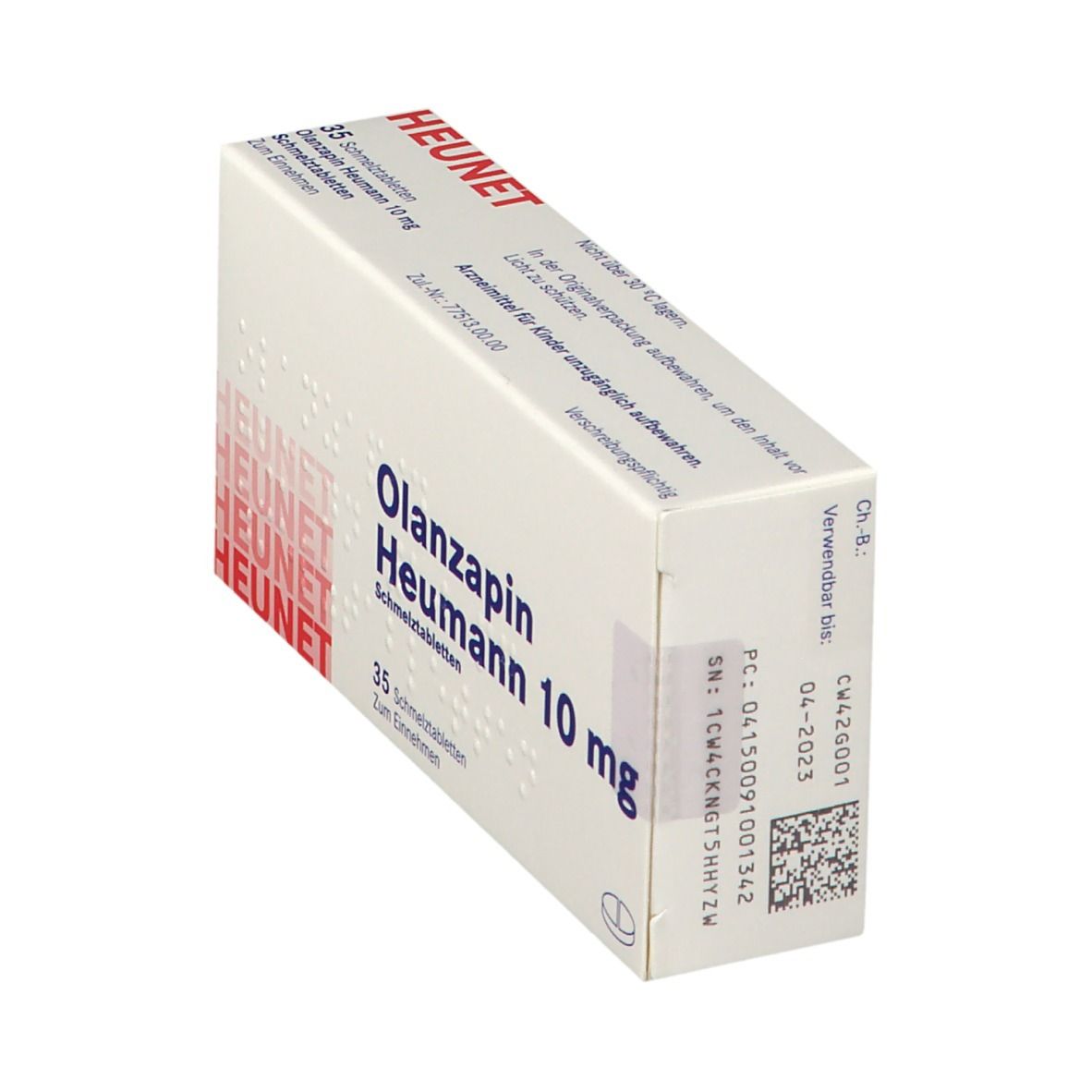 Olanzapin Heumann 10 mg Schmelztabletten Heunet 35 St