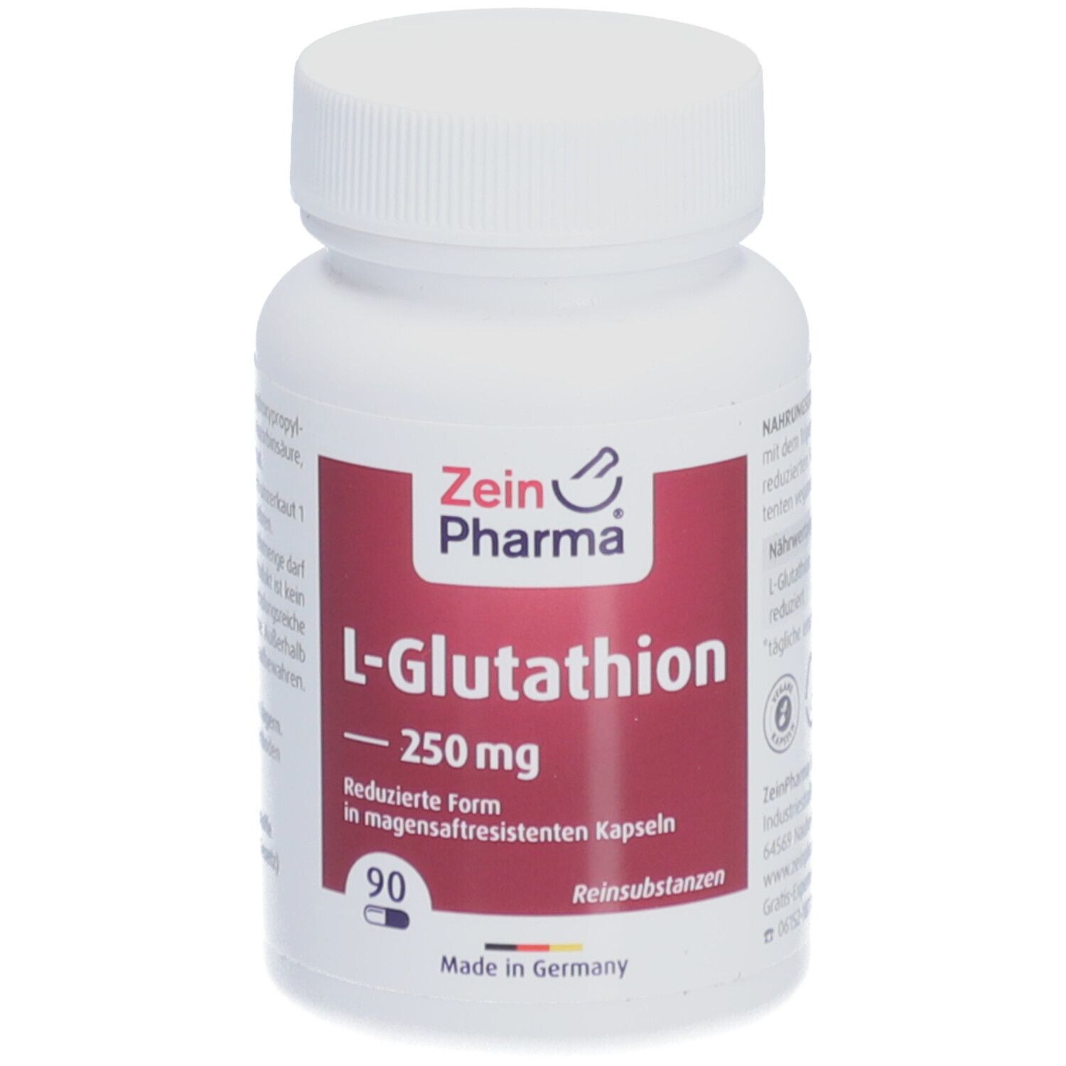 ZeinPharma® L Gluthathion Kapseln 250 mg