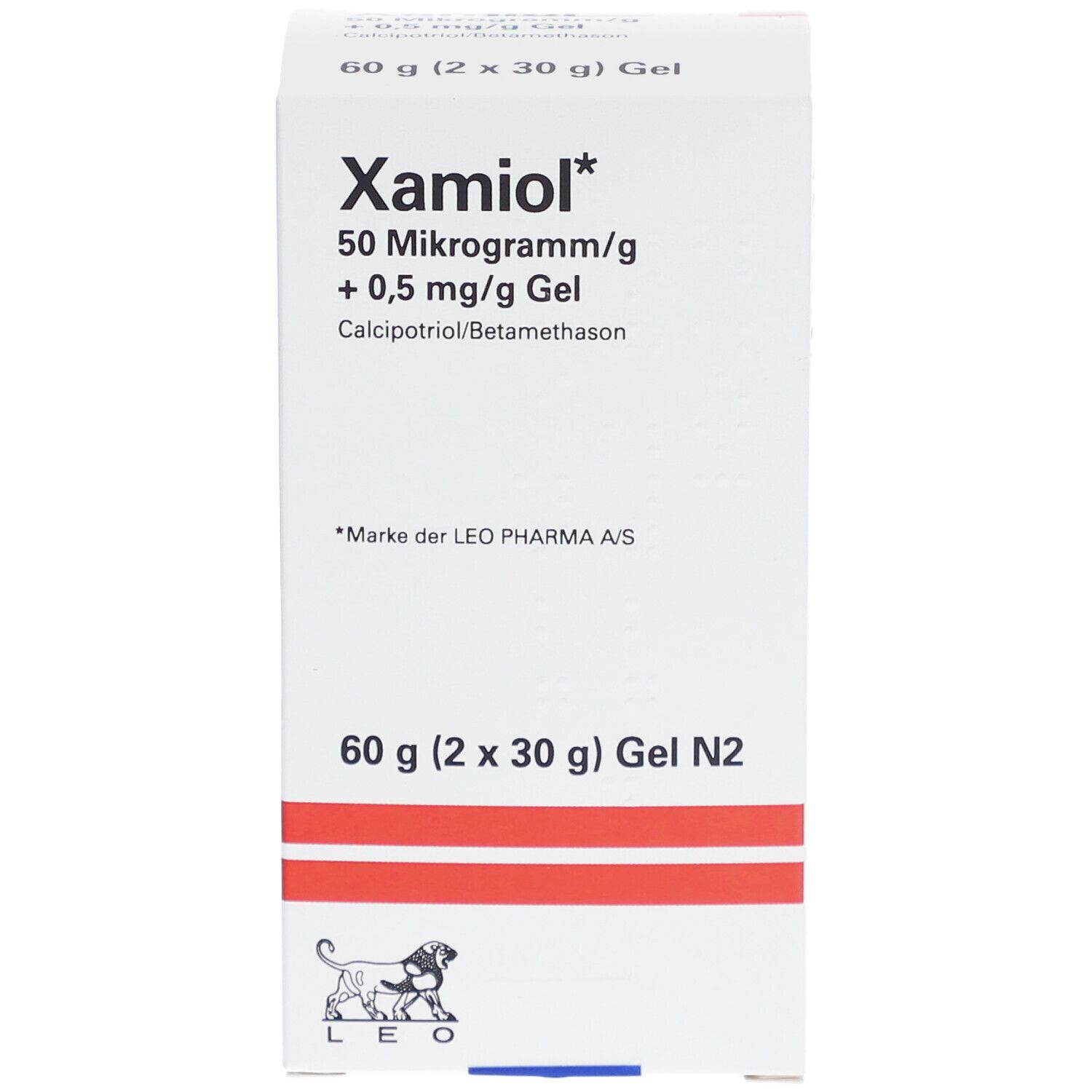 XAMIOL 50 Mikrogramm/g+0,5 mg/g Gel