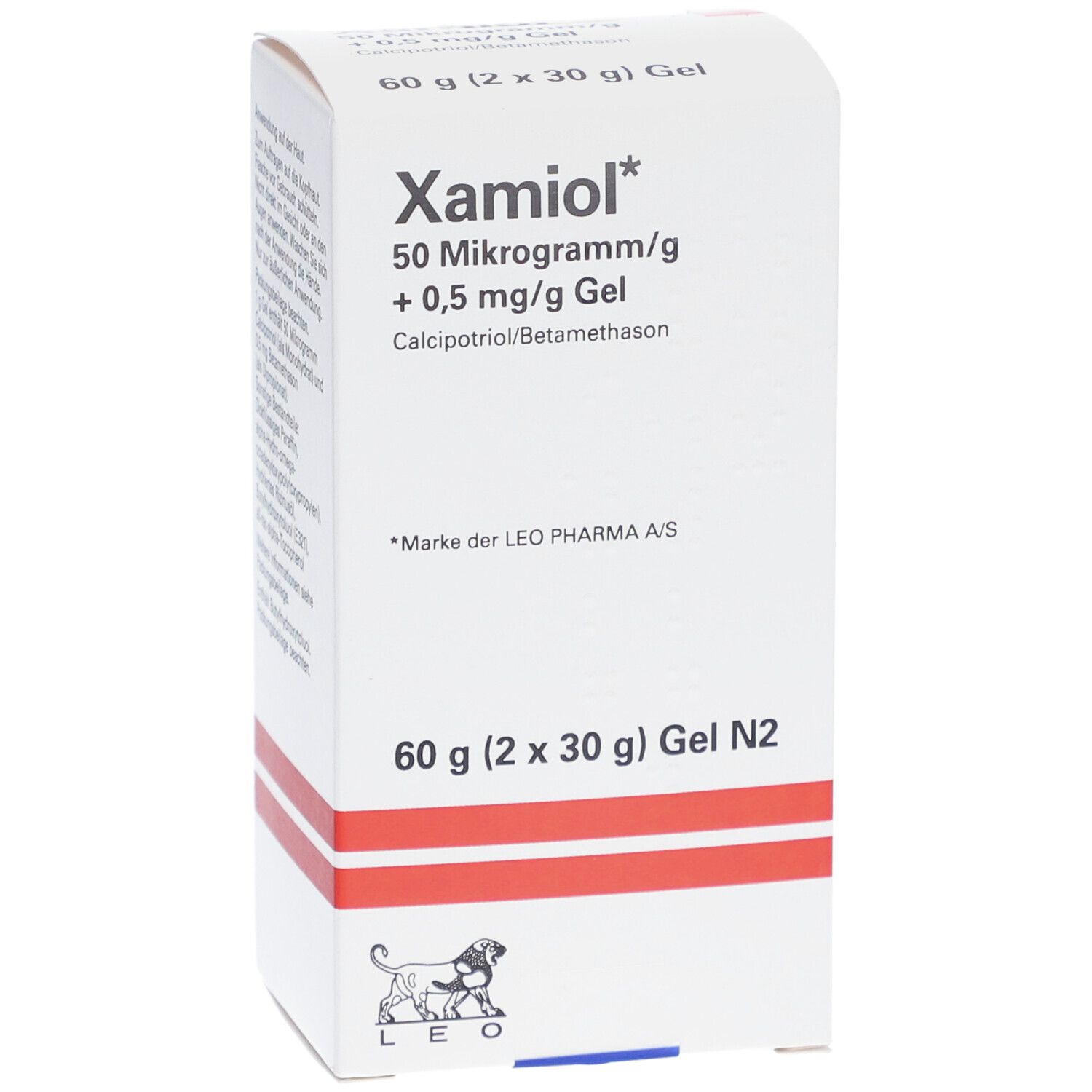 XAMIOL 50 Mikrogramm/g+0,5 mg/g Gel