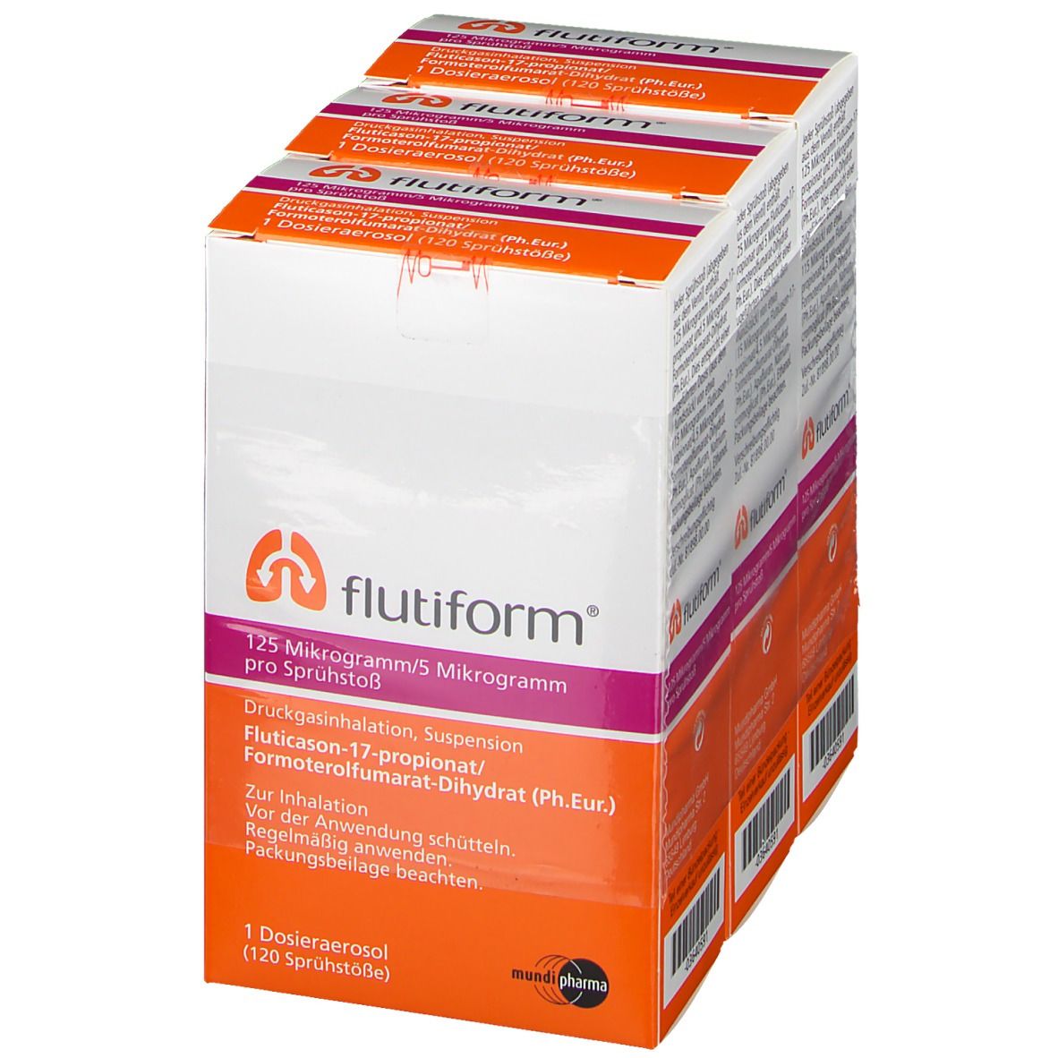 flutiform® 125 µg/5 µg pro Sprühstoß