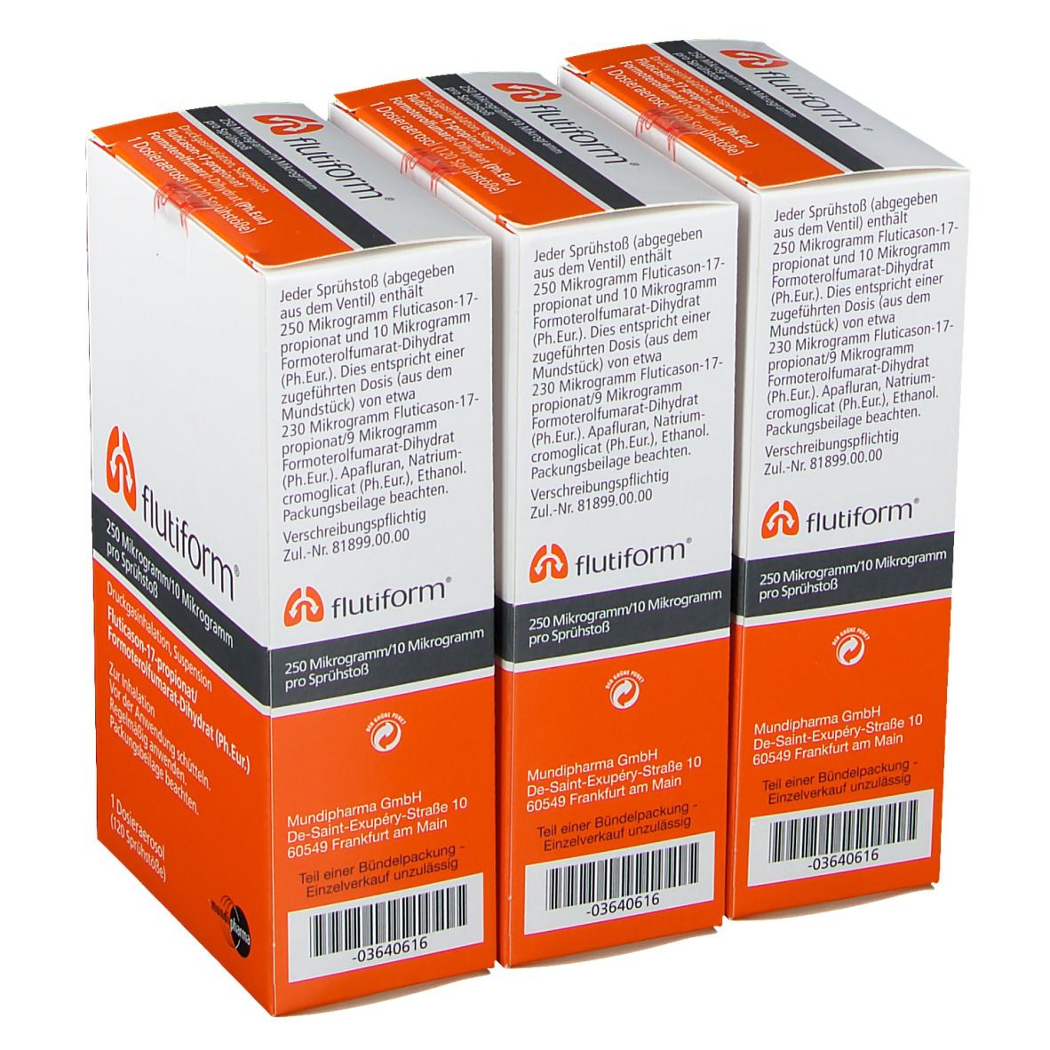 flutiform® 250 µg/10 µg pro Sprühstoß