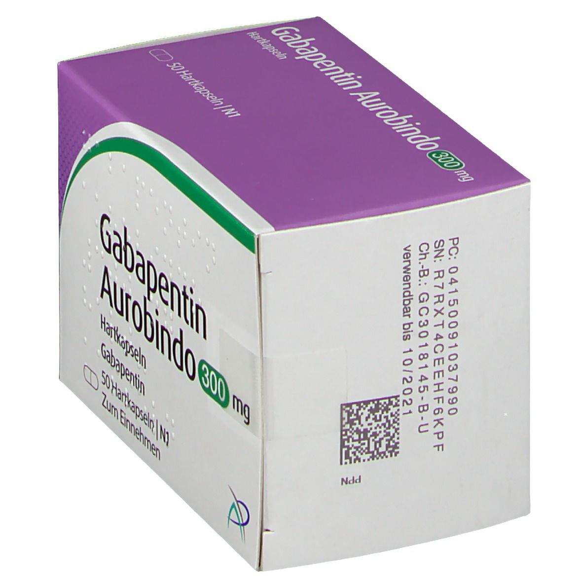 Gabapentin Aurobindo 300 mg Hartkapseln 50 St