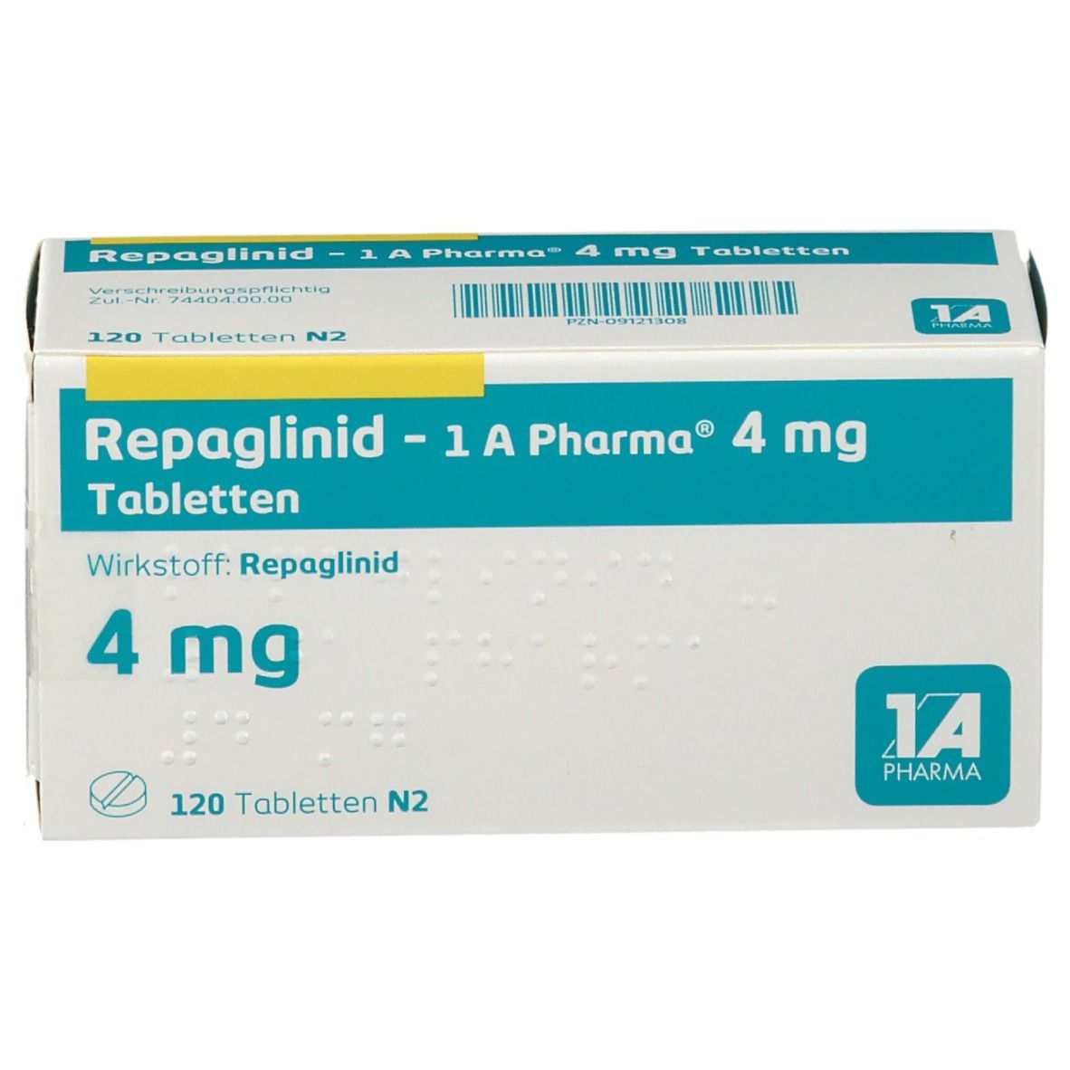 Repaglinid - 1 A Pharma® 4 mg