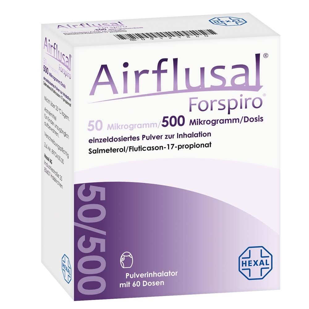 Airflusal® Forspiro® 50 µg/500 µg/Dosis