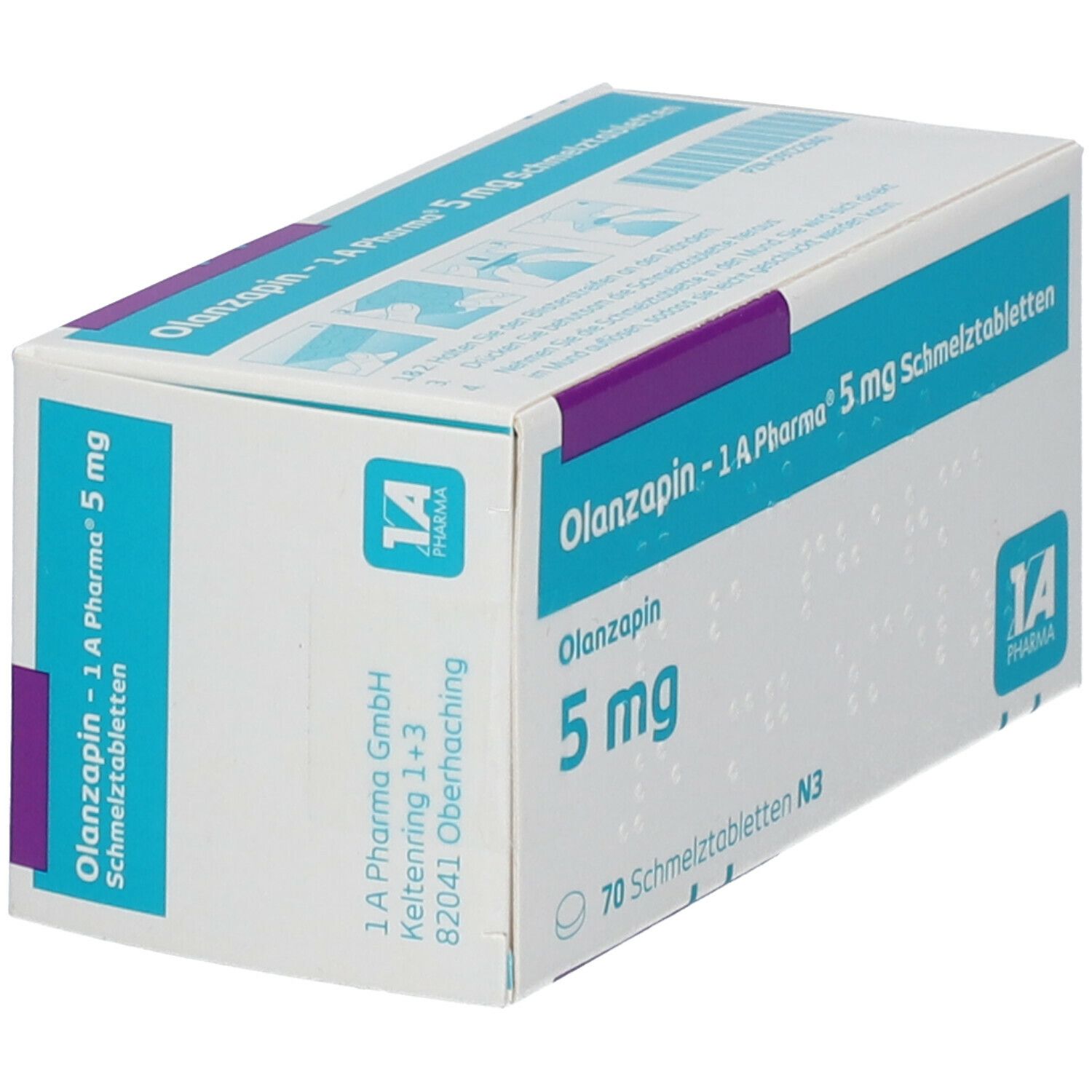 Olanzapin-1A Pharma 5 mg Schmelztabletten 70 St