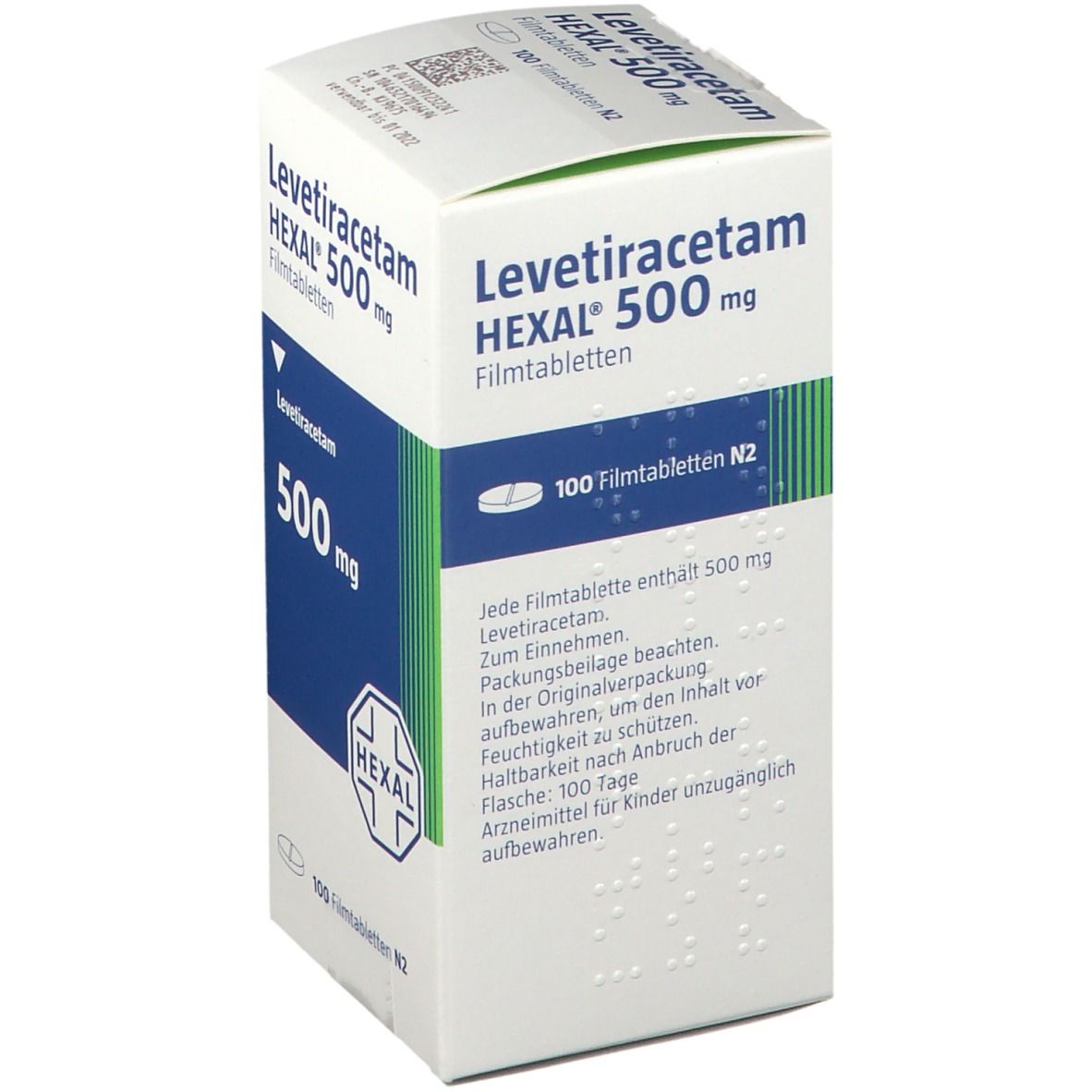 Levetiracetam Hexal 500 mg Filmtabletten 100 St