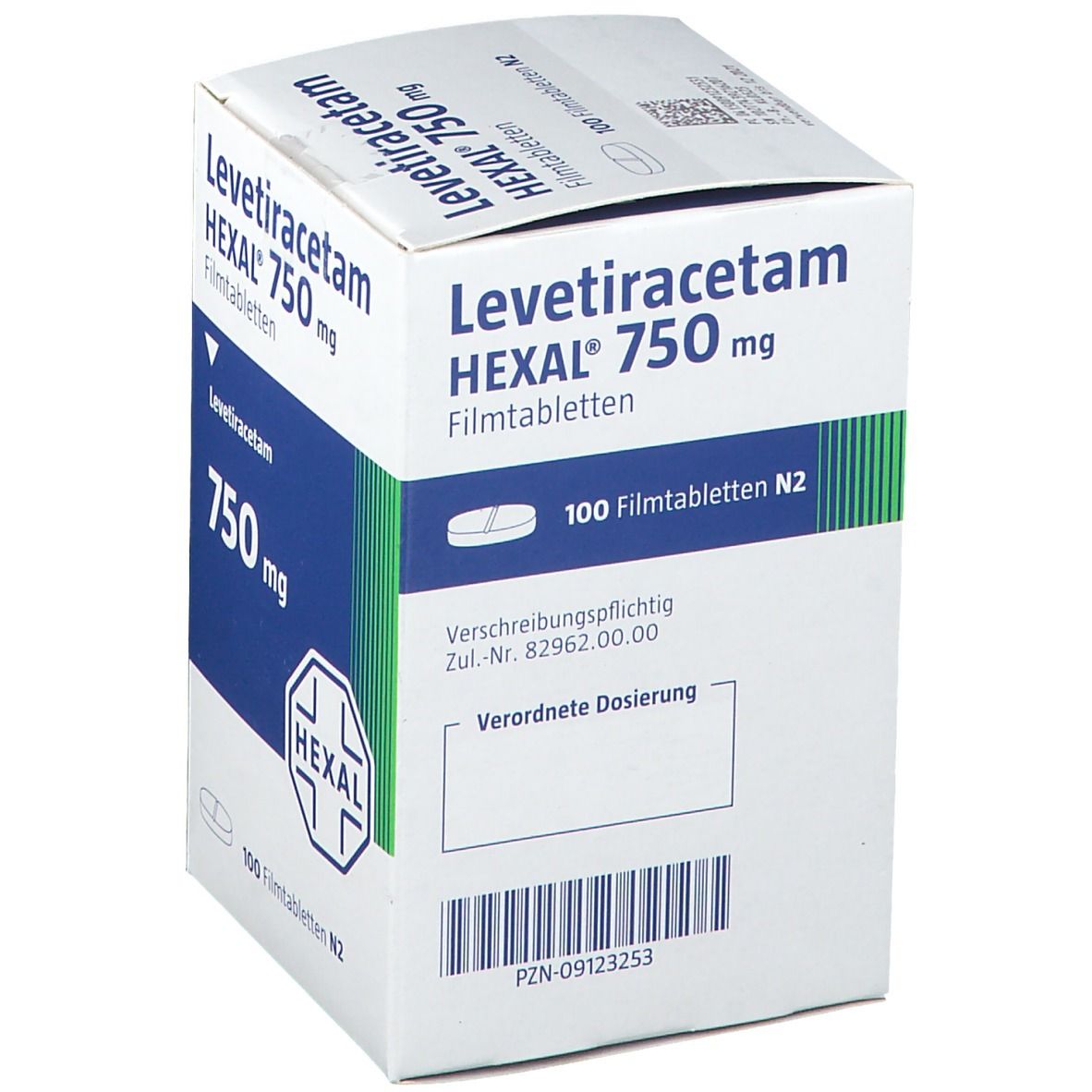 Levetiracetam Hexal 750 mg Filmtabletten 100 St