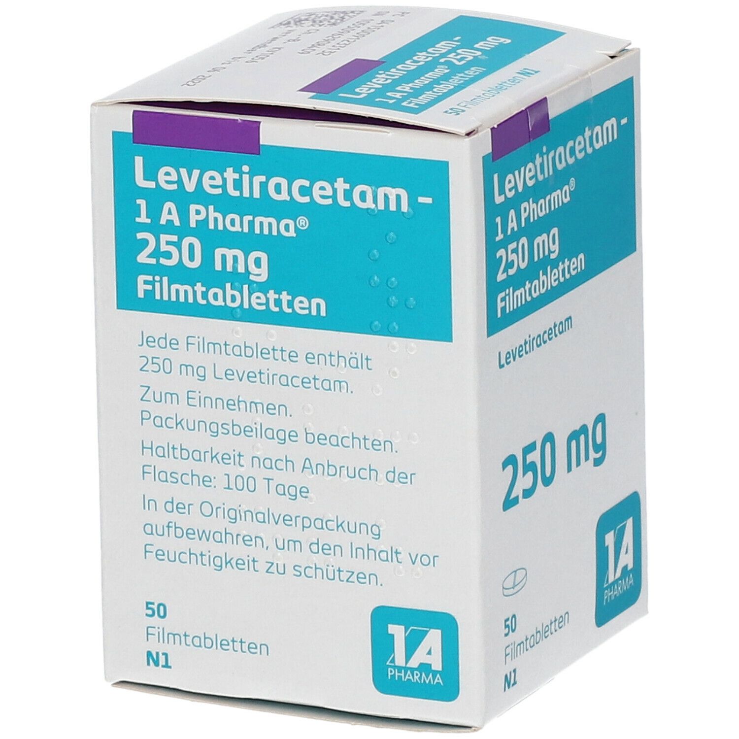 Levetiracetam-1A Pharma 250 mg Filmtabletten 50 St