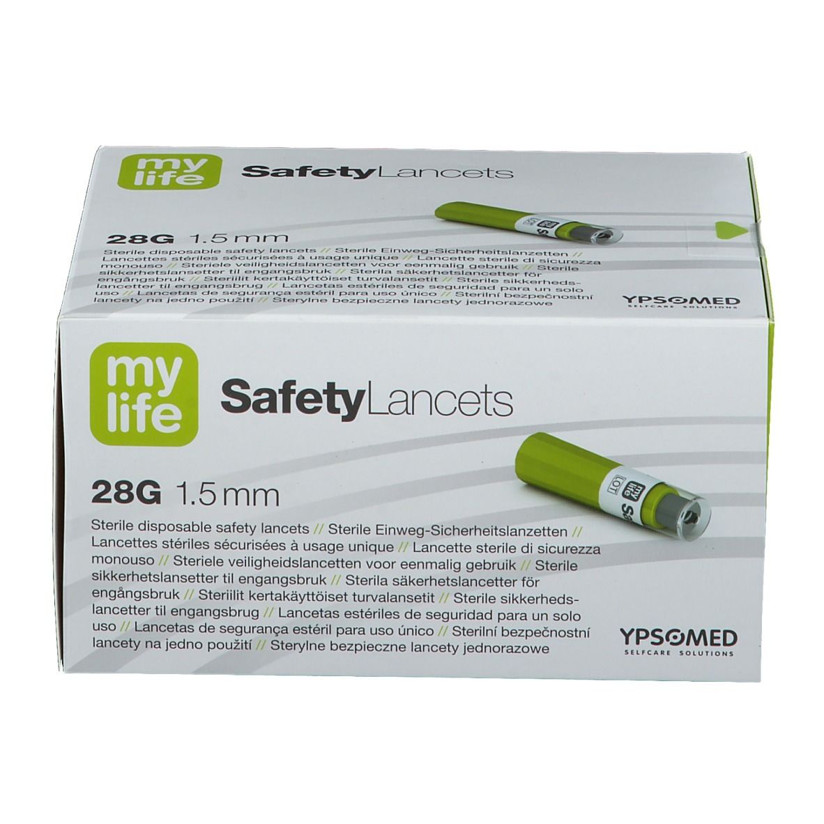 mylife SafetyLancets Comfort Sicherheitsnadeln 28G 1,5 mm