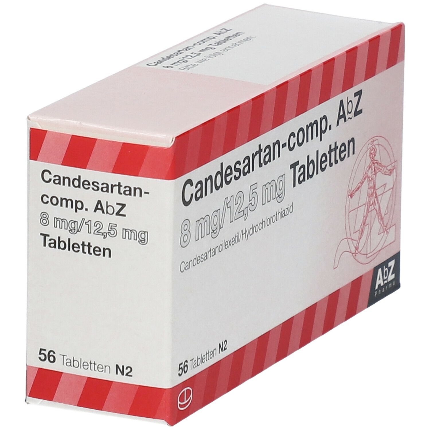 Candesartan AbZ comp. 8 mg/12,5 mg Tabletten 56 St