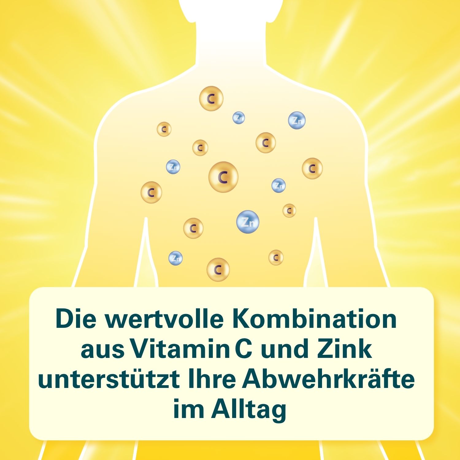 Cetebe® Abwehr Fit Nahrungsergänzungsmittel mit Ascorbinsäure (Vitamin C) und Zink