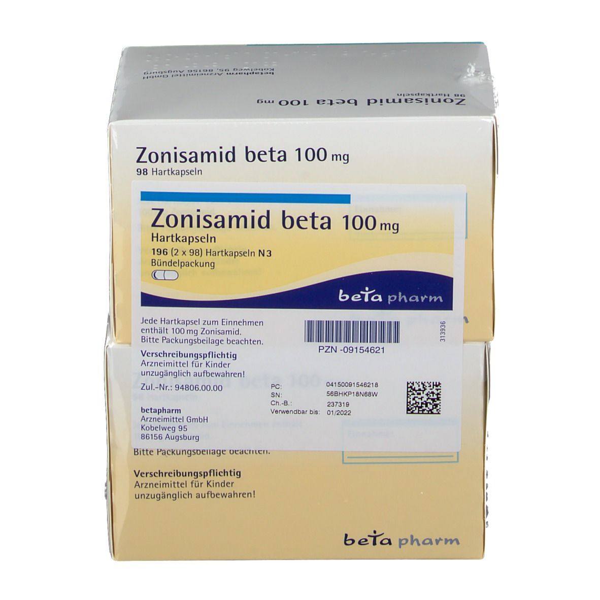 Zonisamid beta 100 mg
