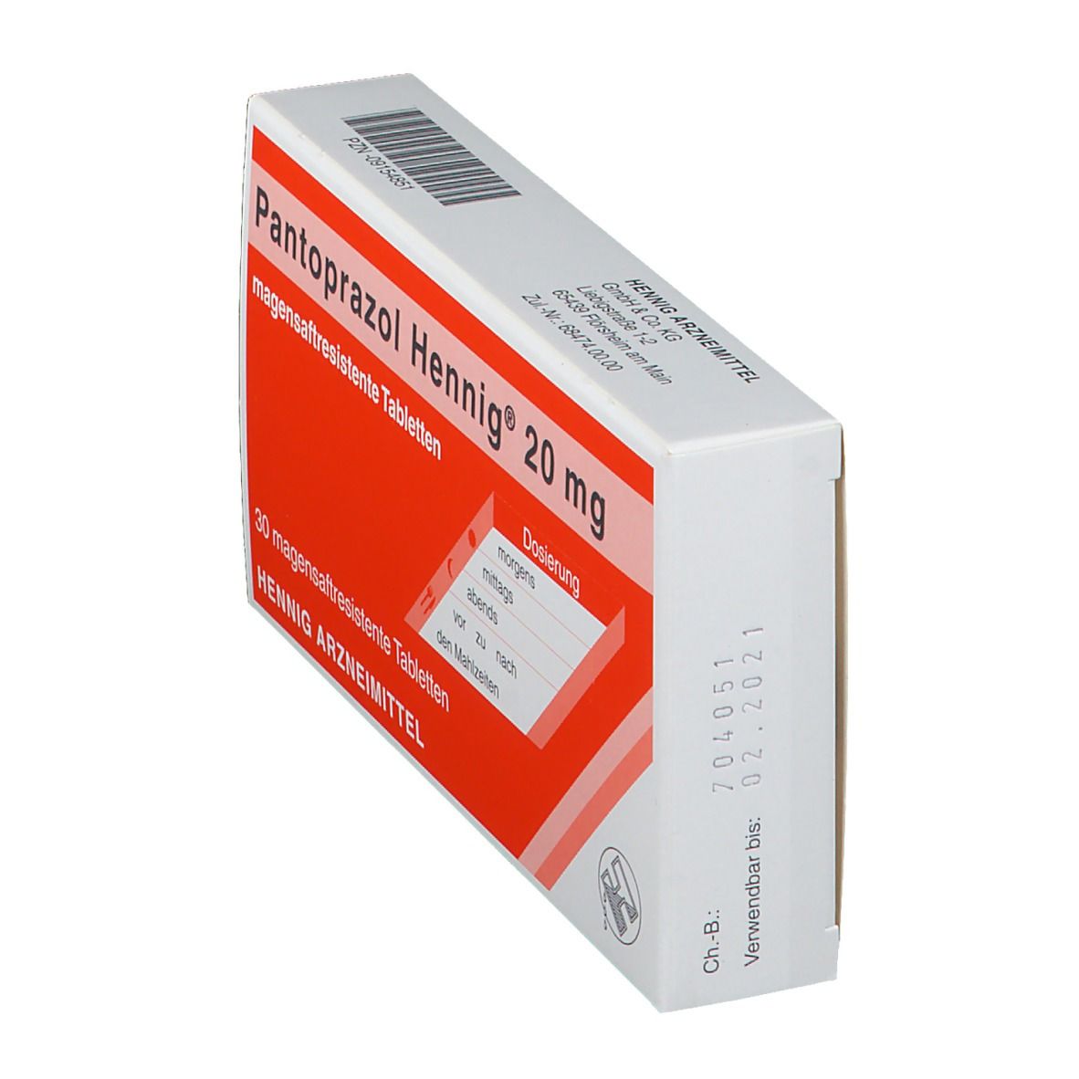Pantoprazol Hennig® 20 mg