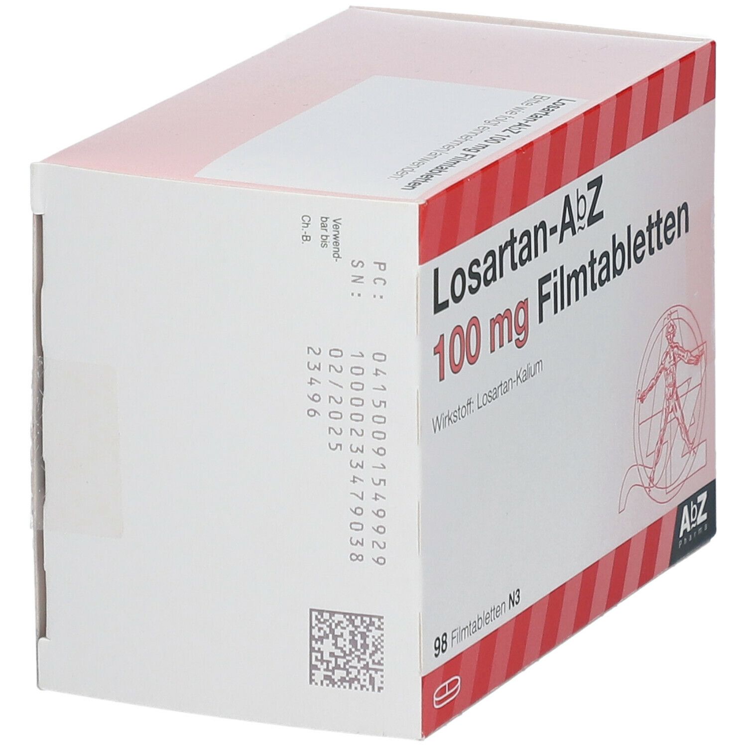 Losartan AbZ 100 mg Filmtabletten 98 St