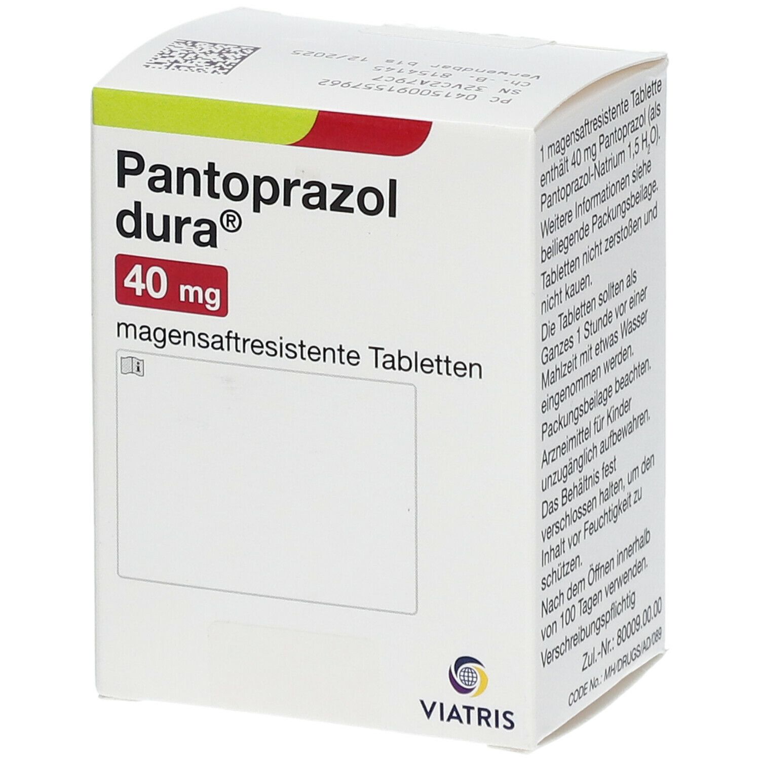 Pantoprazol dura® 40 mg