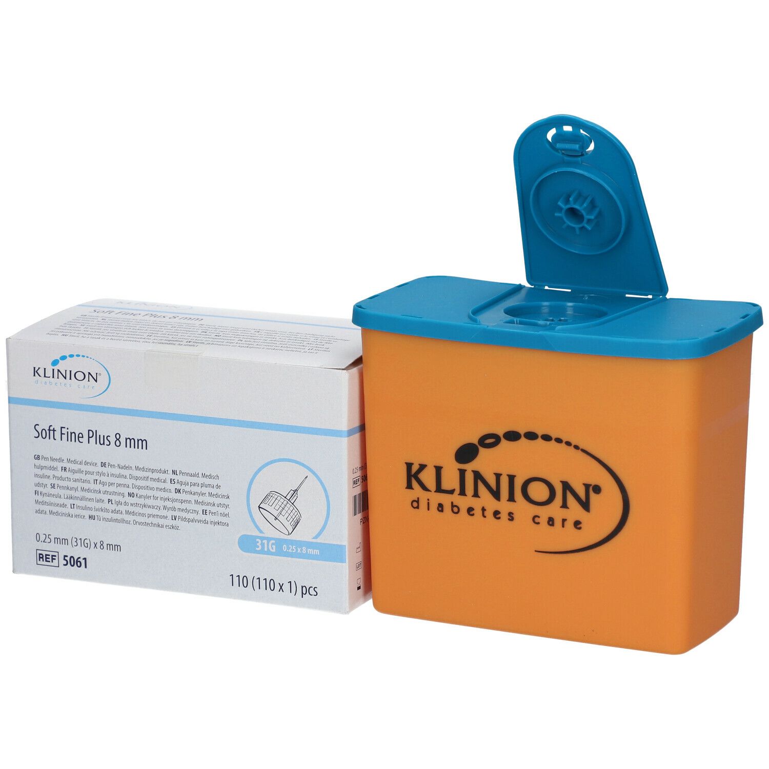 Klinion Soft fine plus Kanülen 8mm 31G 0,25mm