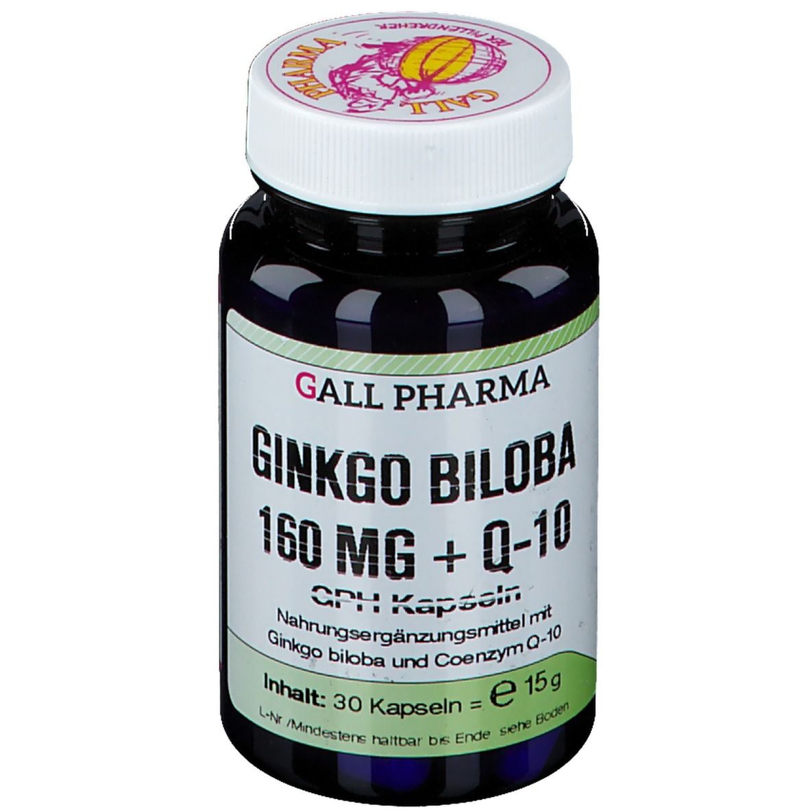GALL PHARMA Ginkgo Biloba 160 mg + Q-10 GPH