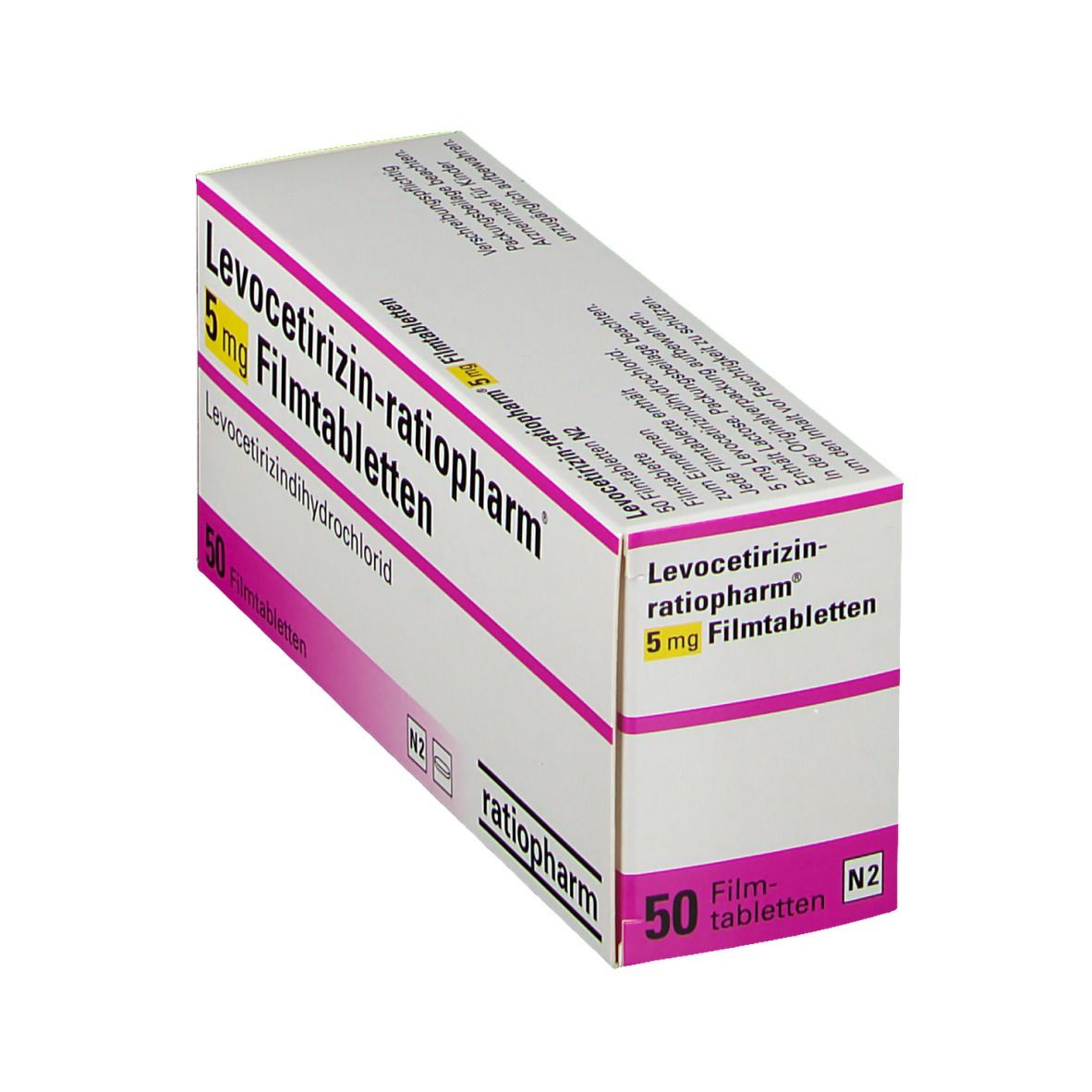 Levocetirizin-ratiopharm® 5 mg Filmtabletten