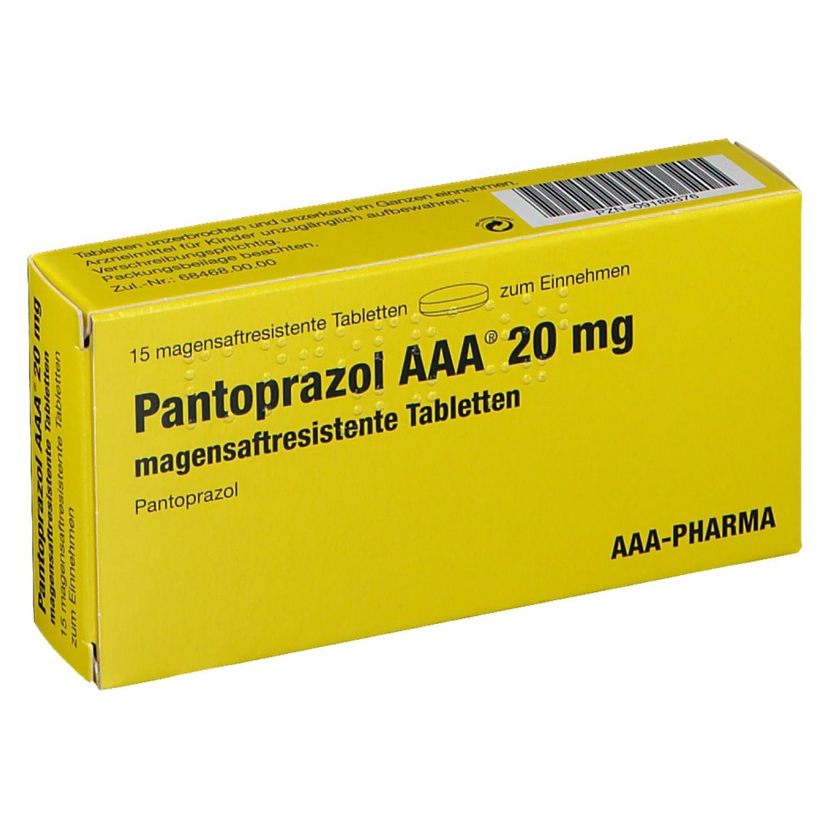 Pantoprazol AAA® 20 mg 15 St mit dem E-Rezept kaufen - Shop Apotheke