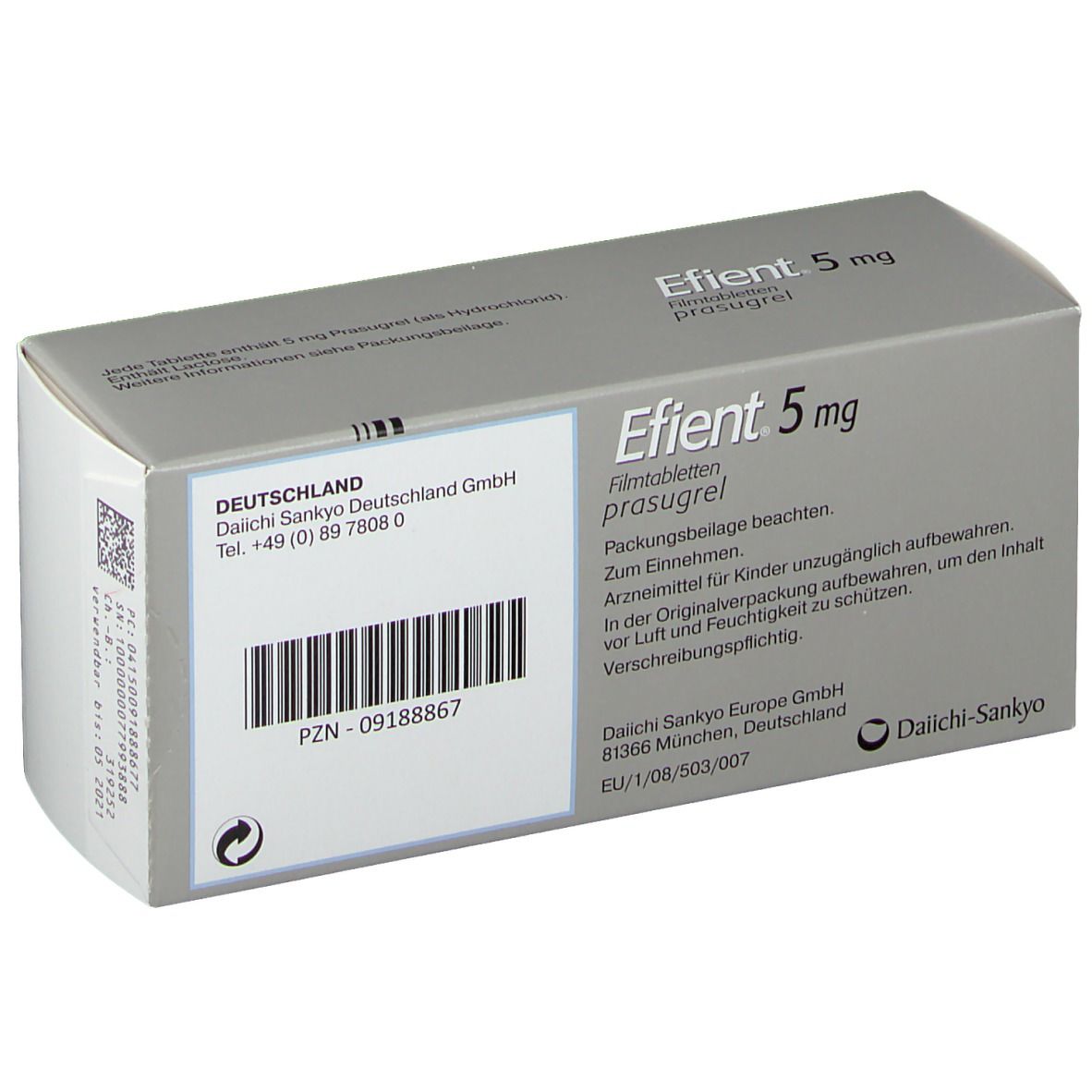 EFIENT 5 mg Filmtabletten