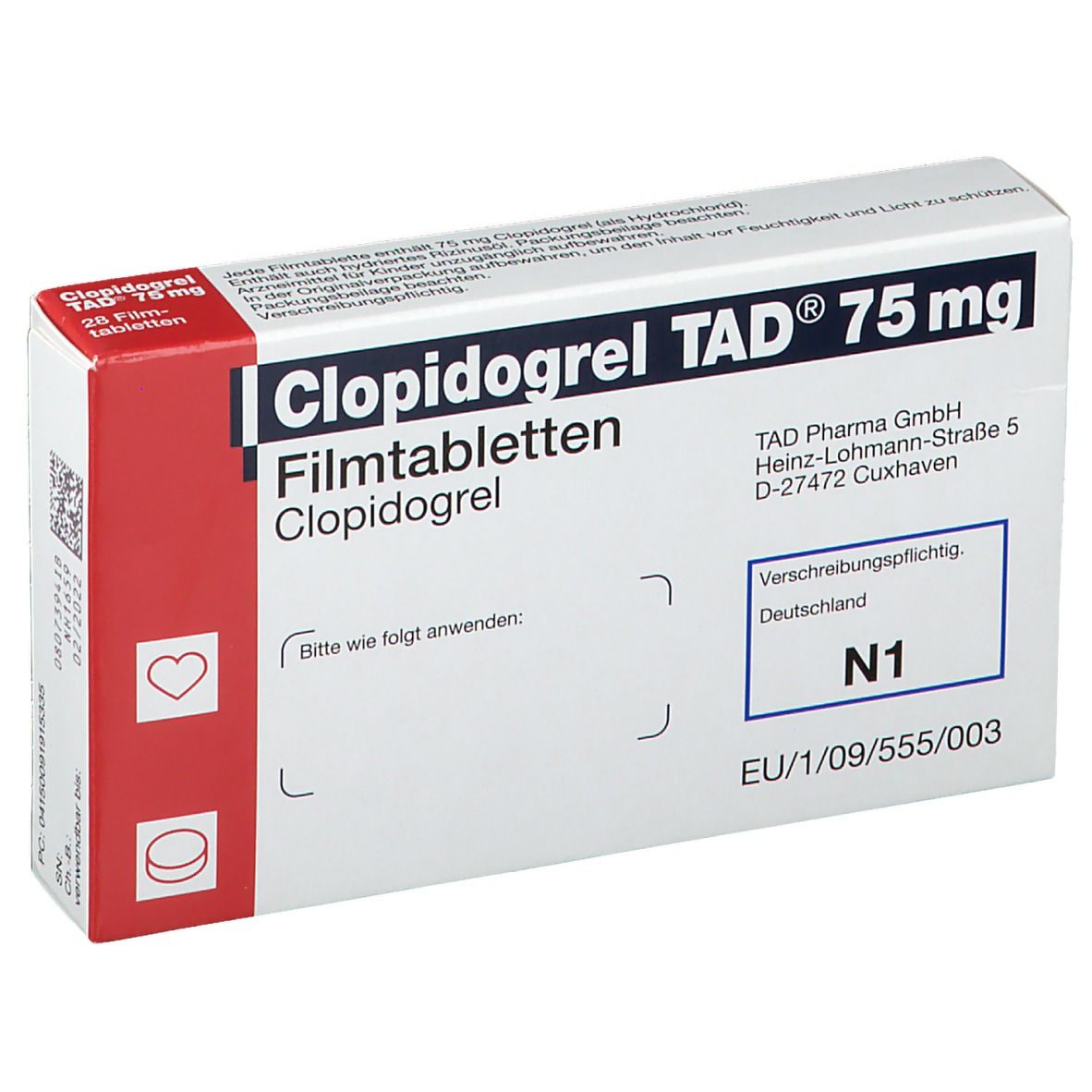 Clopidogrel TAD® 75 mg