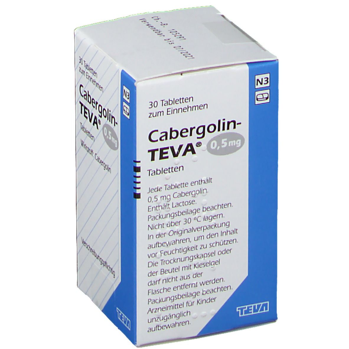 Cabergolin-TEVA® 0,5 mg