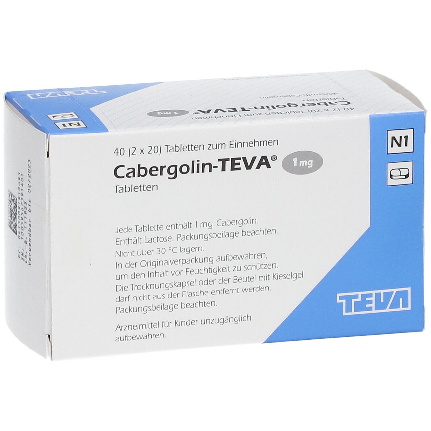 Cabergolin-TEVA® 1 mg