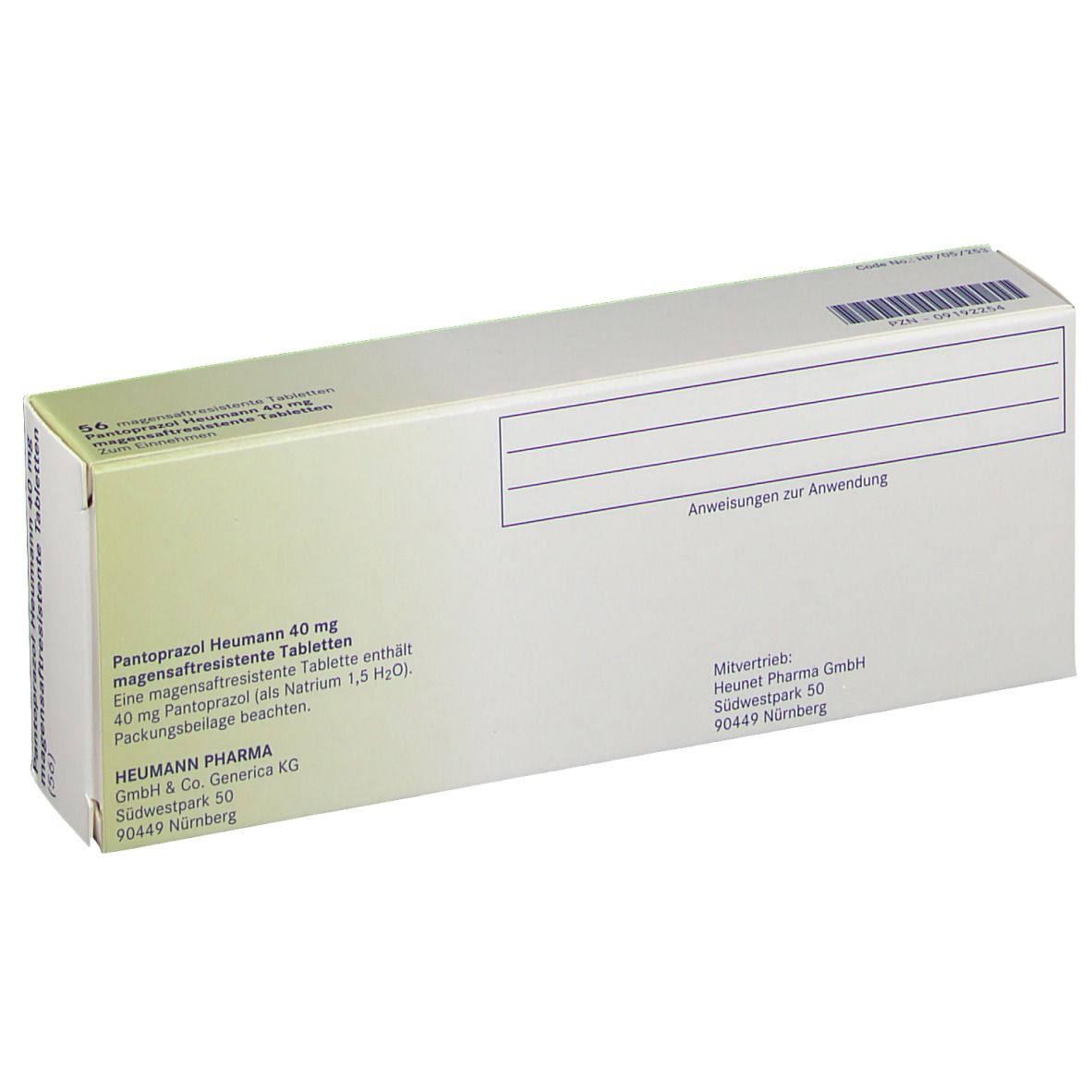 Pantoprazol Heumann 40 mg