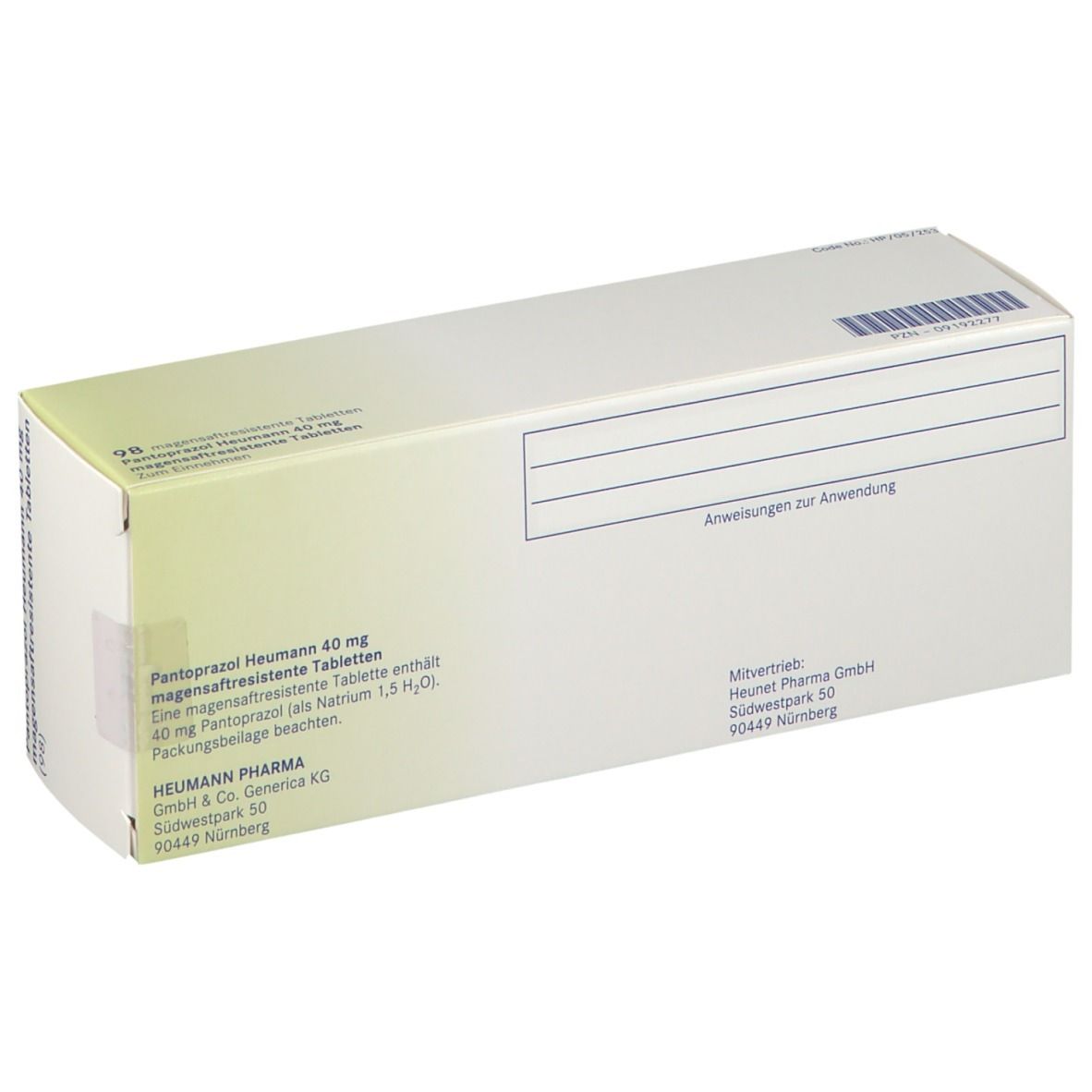 Pantoprazol Heumann 40 mg
