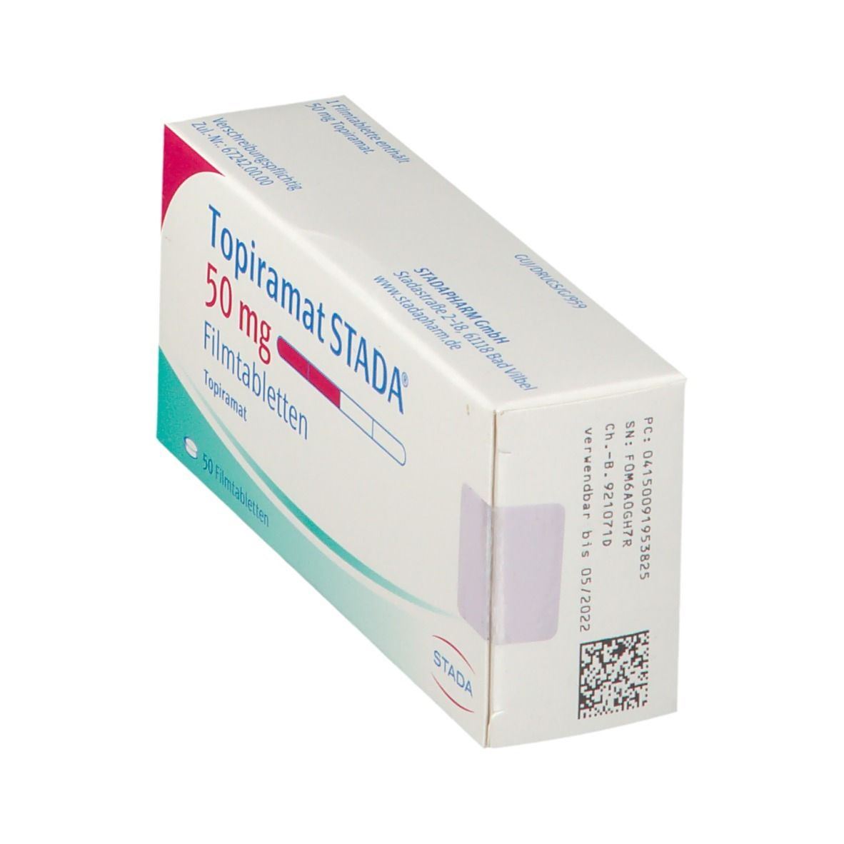 Topiramat Stada 50 mg Filmtabletten St