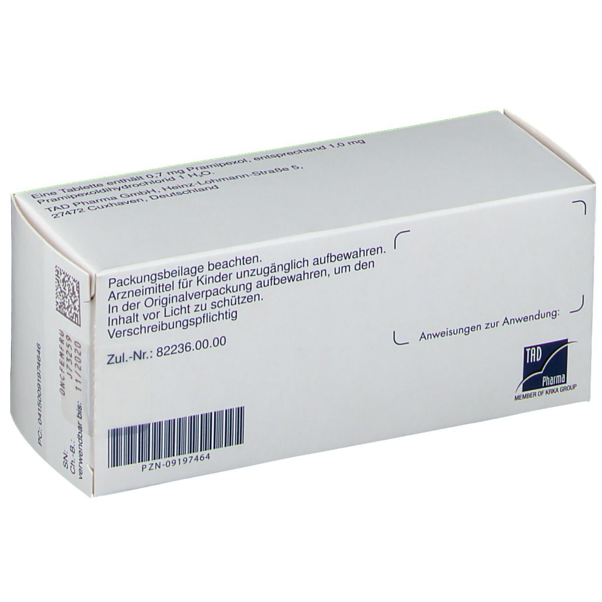 Pramipexol TAD® 0,7 mg