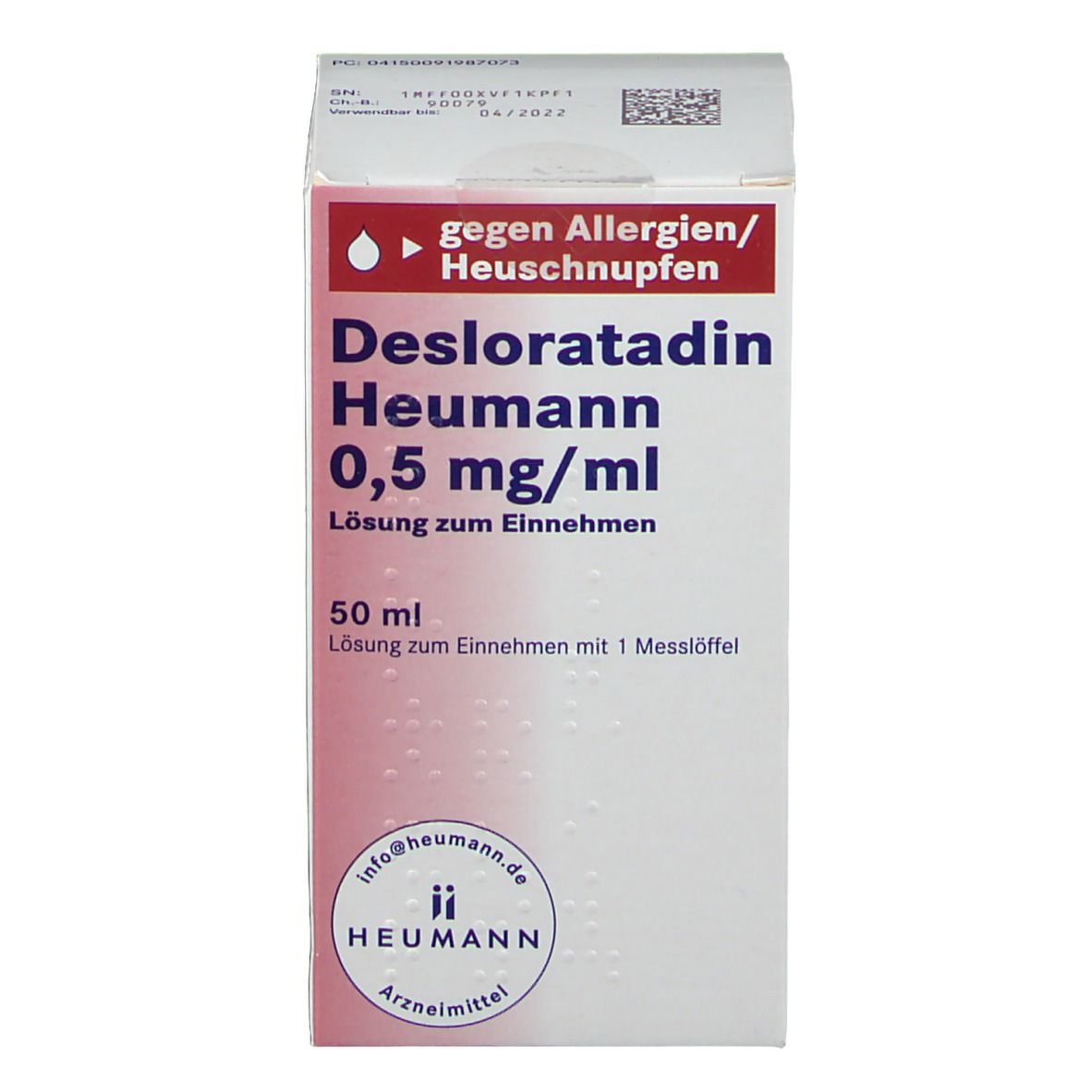 Desloratadin Heumann 0,5 mg/ml