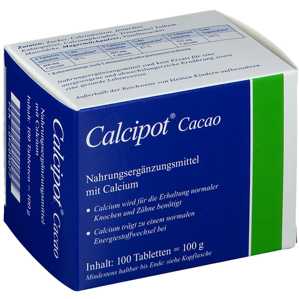 Calcipot® Cacao Kautabletten