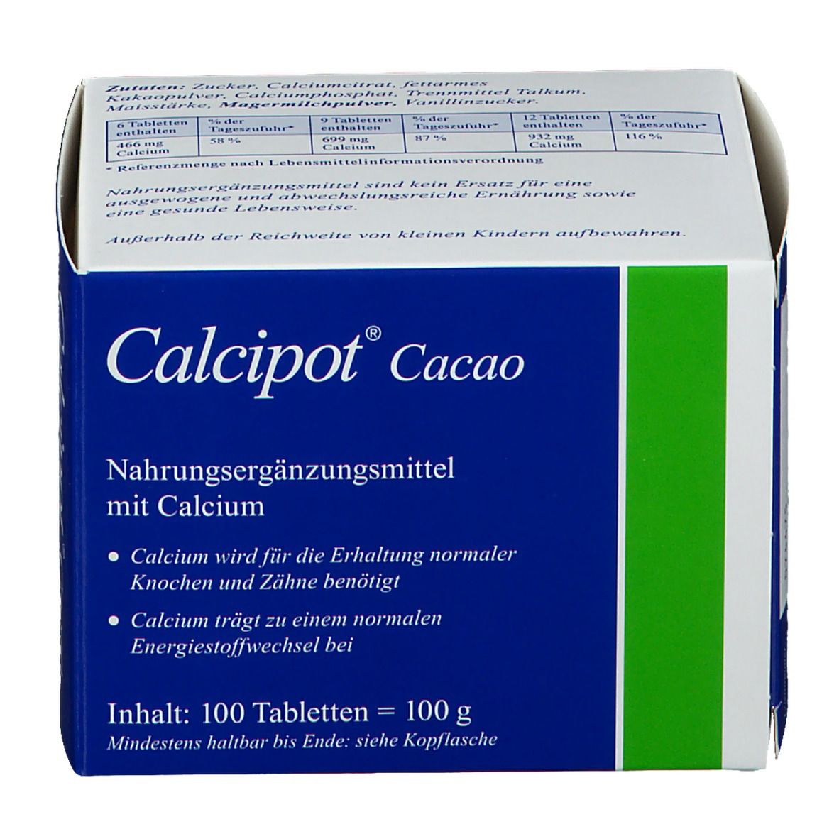 Calcipot® Cacao Kautabletten